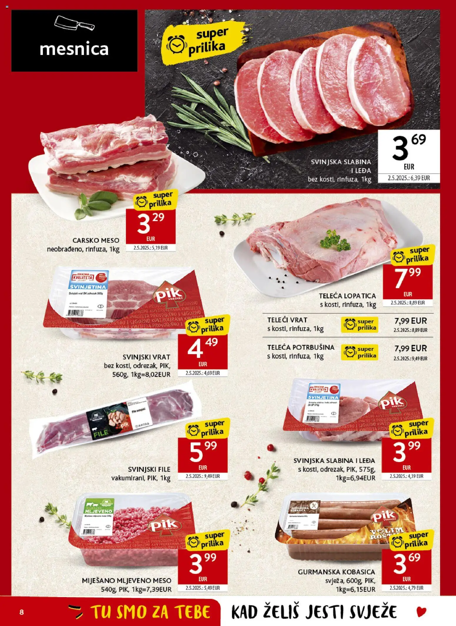 Konzum HR akciós ujság - amely érvényes a következő dátumtól: 08.04.2026 | Oldal: 8