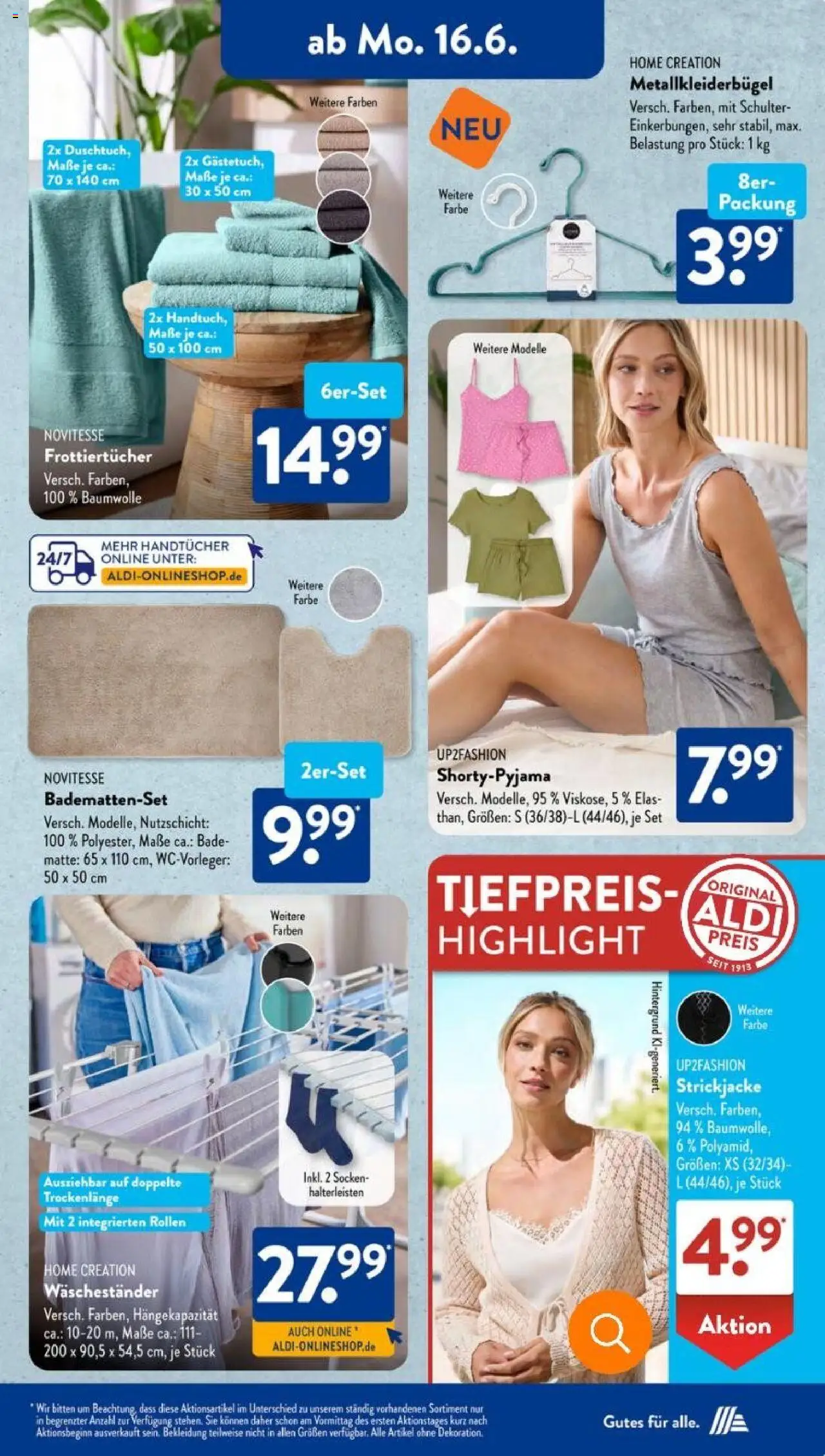 Aldi Süd Prospekt 	 - gültig ab dem 16.06.2025 | Seite: 17 | Produkte: Eisbergsalat, Gemüse, Aubergine, Toilettenpapier