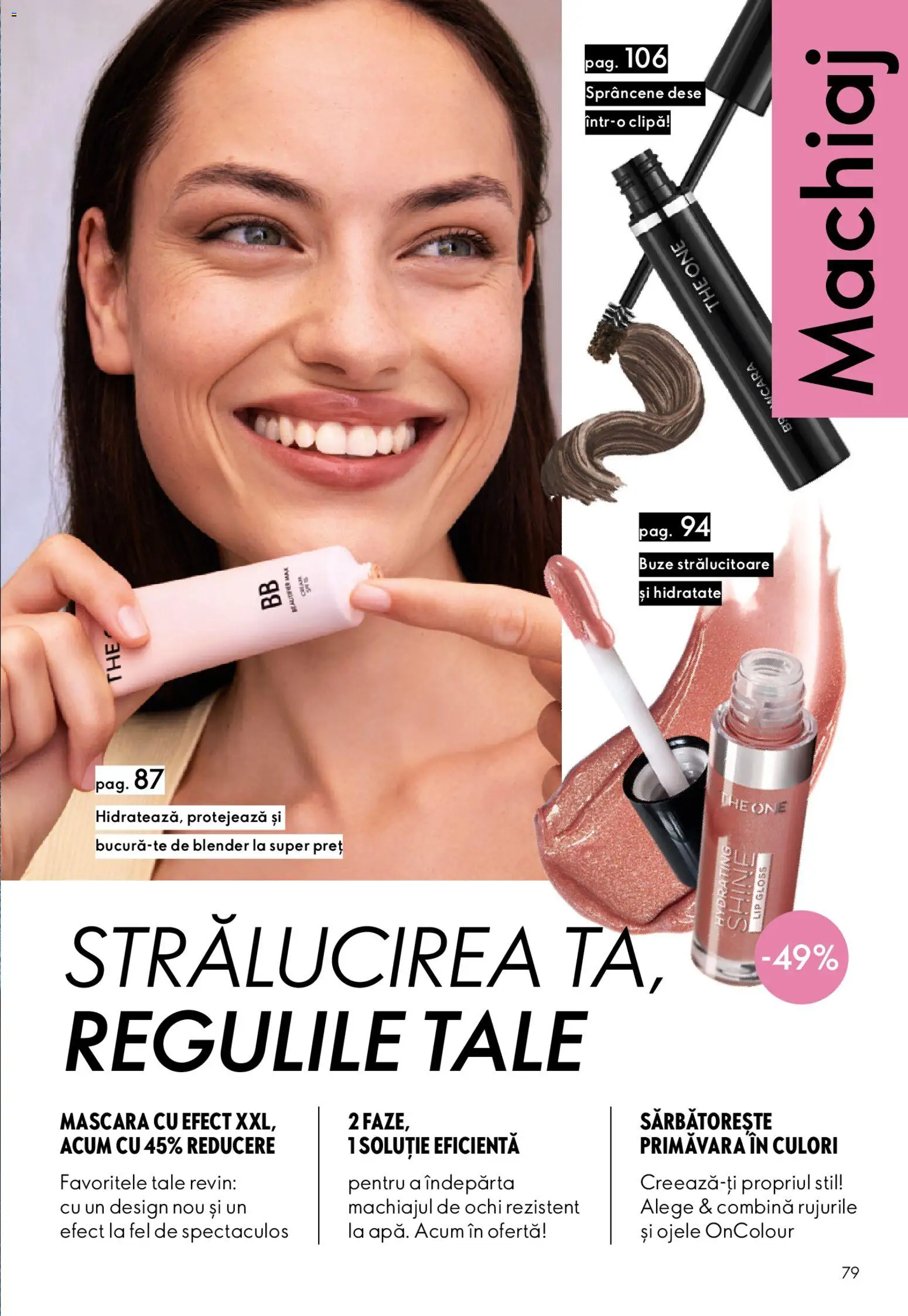 Noul catalog Oriflame – valabil de la 25.03.2026 | Pagină: 79 | Produse: Blender, Machiaj, Mascara