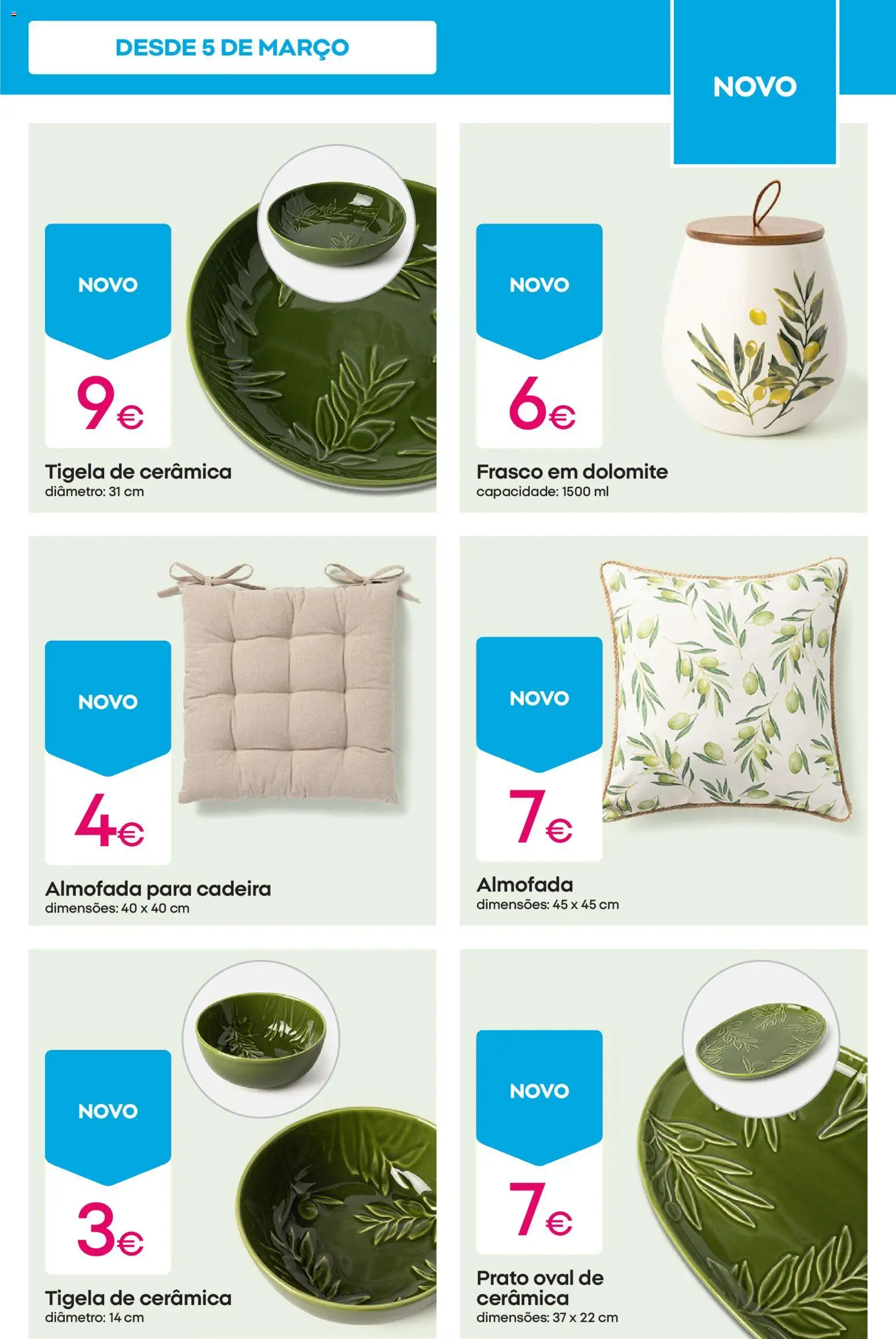 Pepco folheto │ válido de 05.03.2026 | Página: 9 | Produtos: Tigela, Almofada, Cadeira