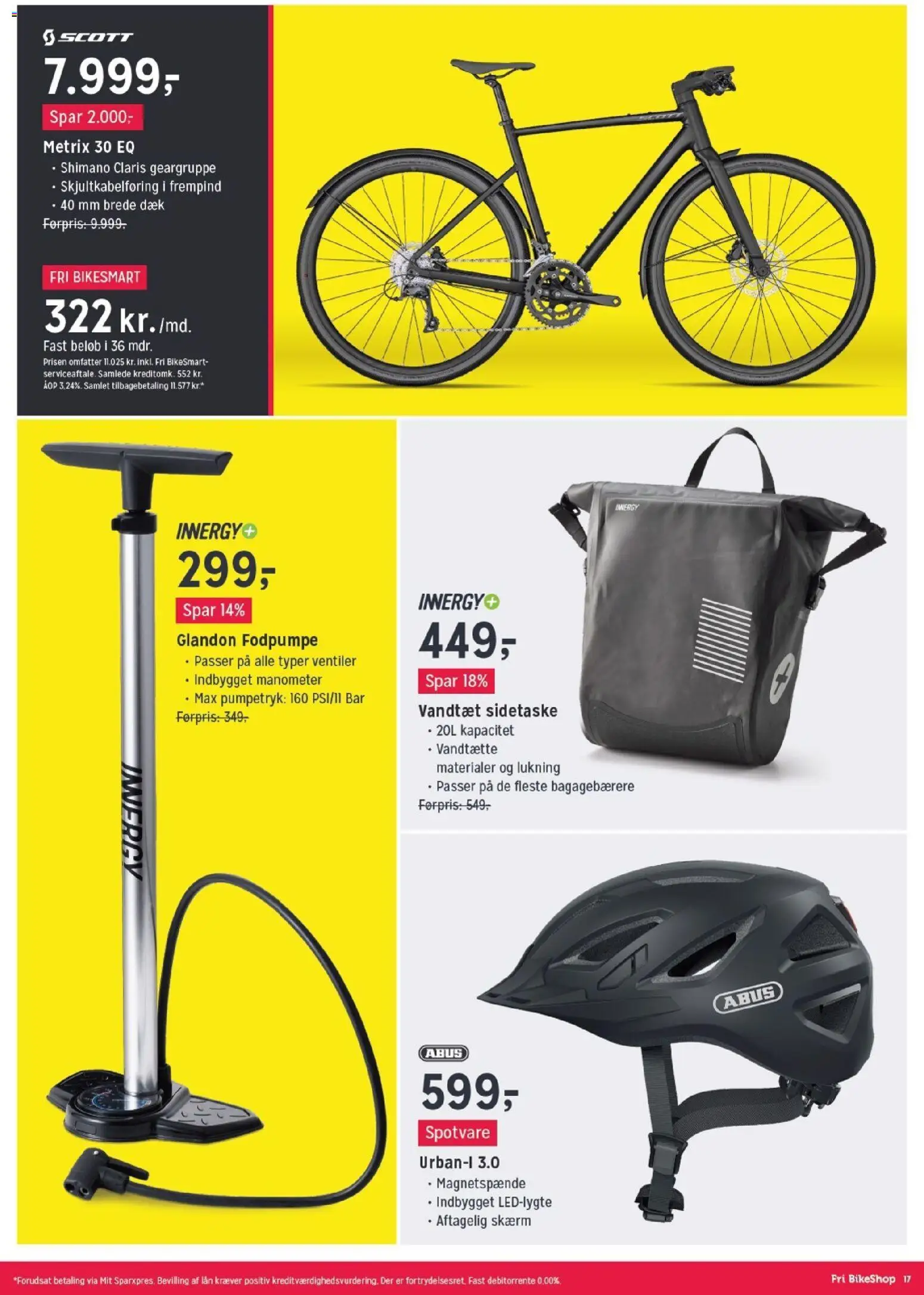 Fri BikeShop tilbudsavis – gyldig fra 29.12.2025 | Side: 17 | Produkter: Skærm