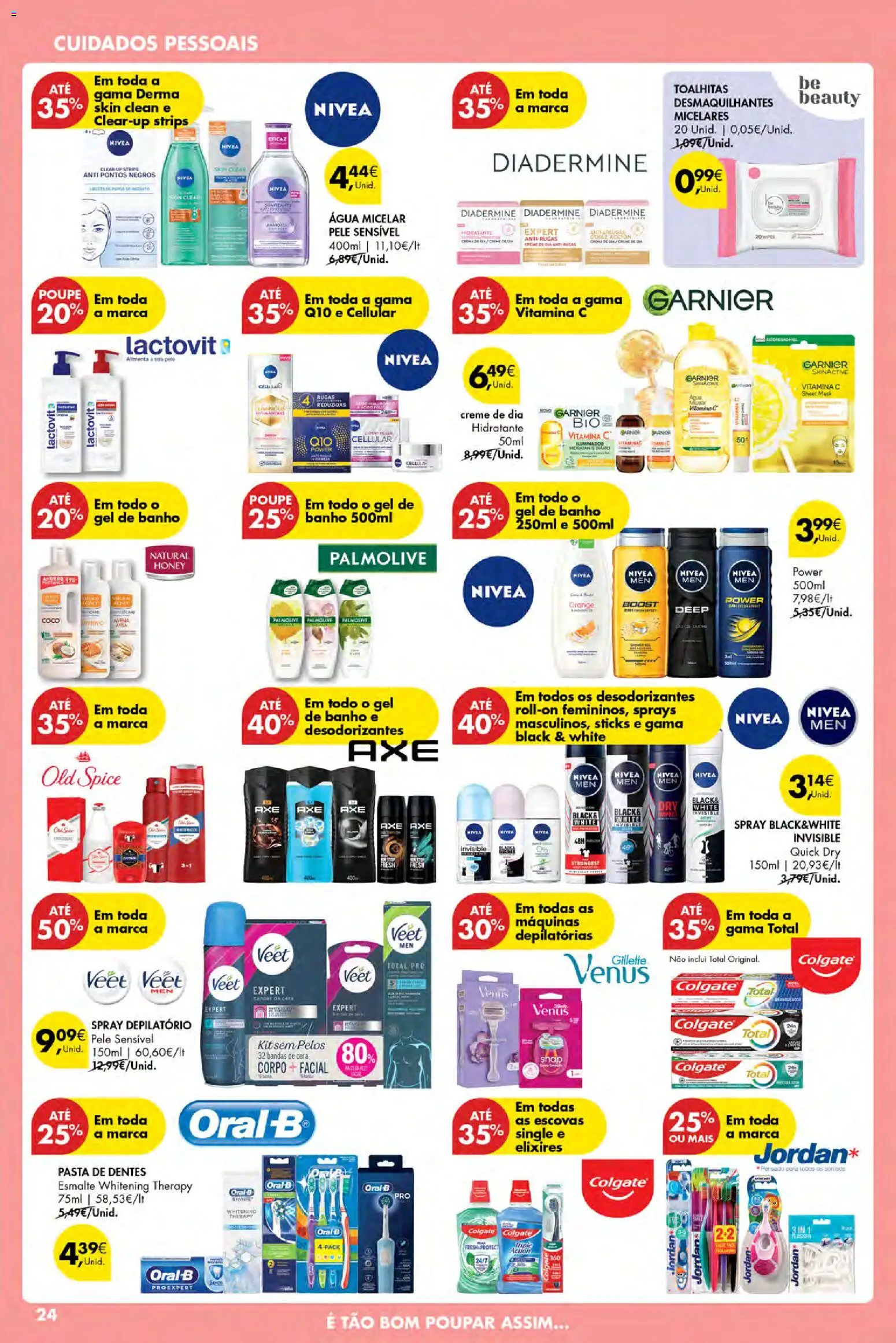 Pingo Doce Poupe Esta Semana Açores │ válido de 13.11.2025 | Página: 24 | Produtos: Iluminador, Cera, Banho, Creme