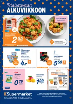 Katso K-Supermarket tarjoukset voimassa alkaen 18.08.2025