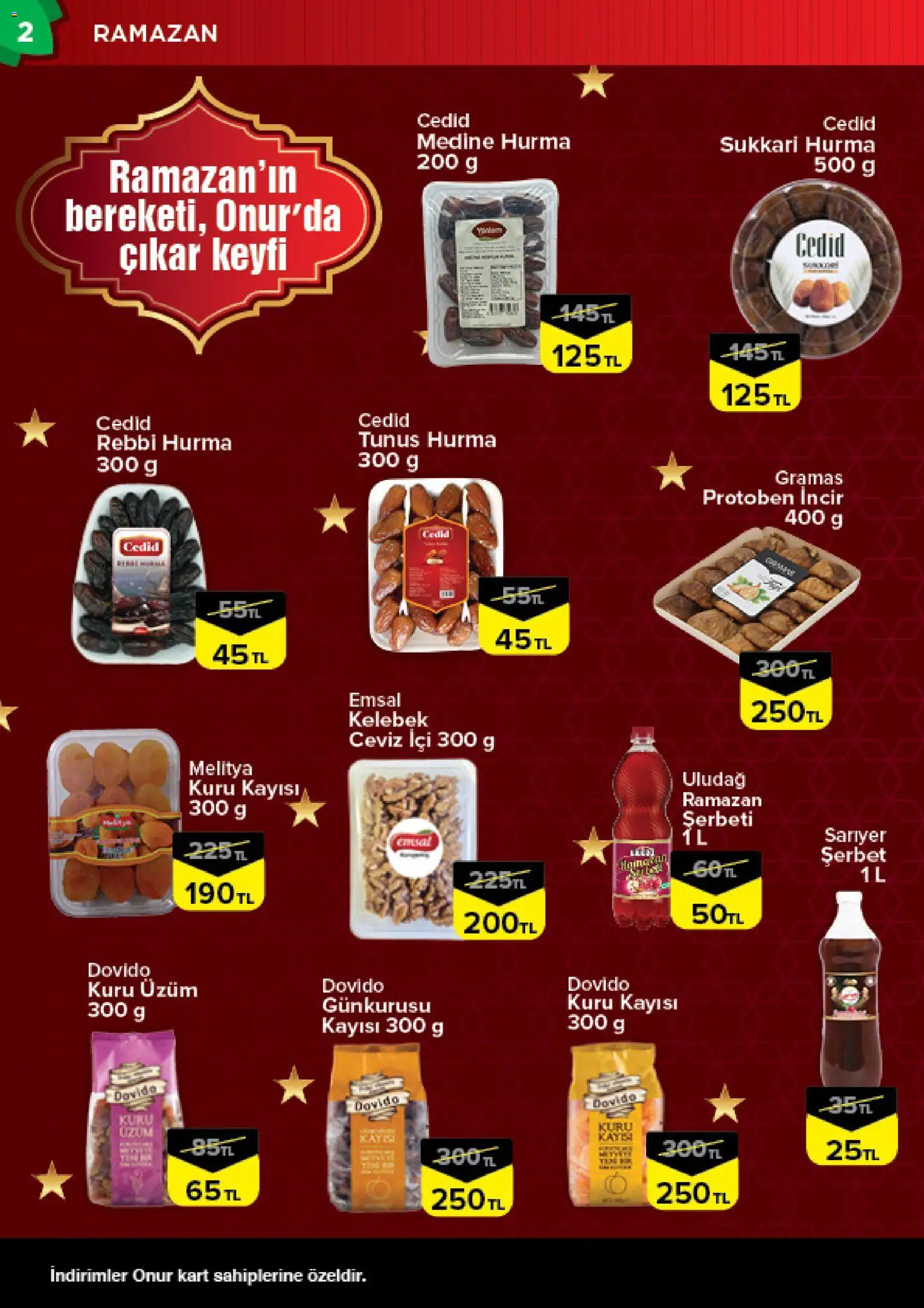 Onur Market Katalog - 10.02.2026 tarihinden itibaren geçerlidir | Sayfa: 2