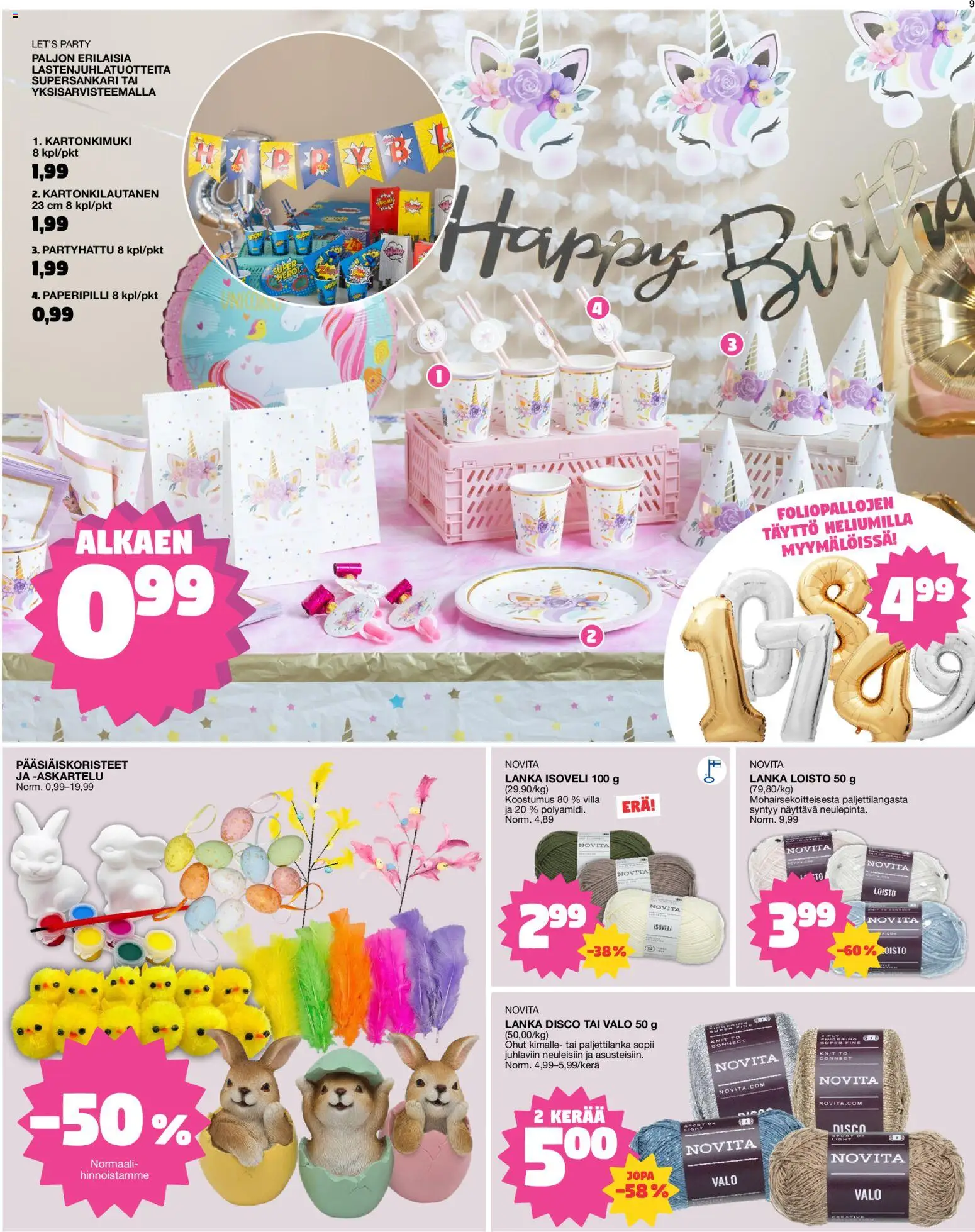 Tokmanni tarjoukset – voimassa 30.03.2026 alkaen | Sivu: 9