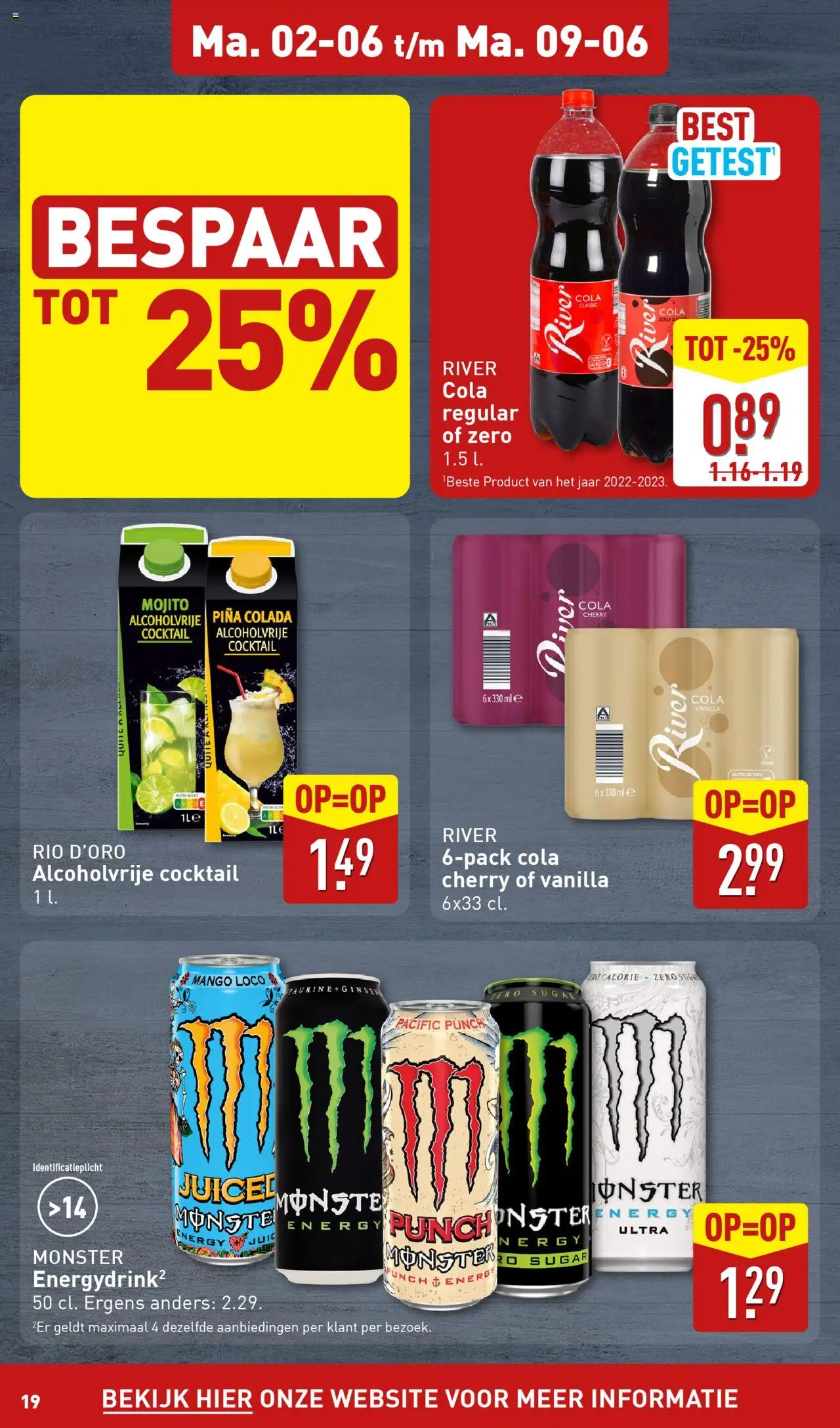  | Pagina: 19 | Producten: Monster Energy, Monster, Mango