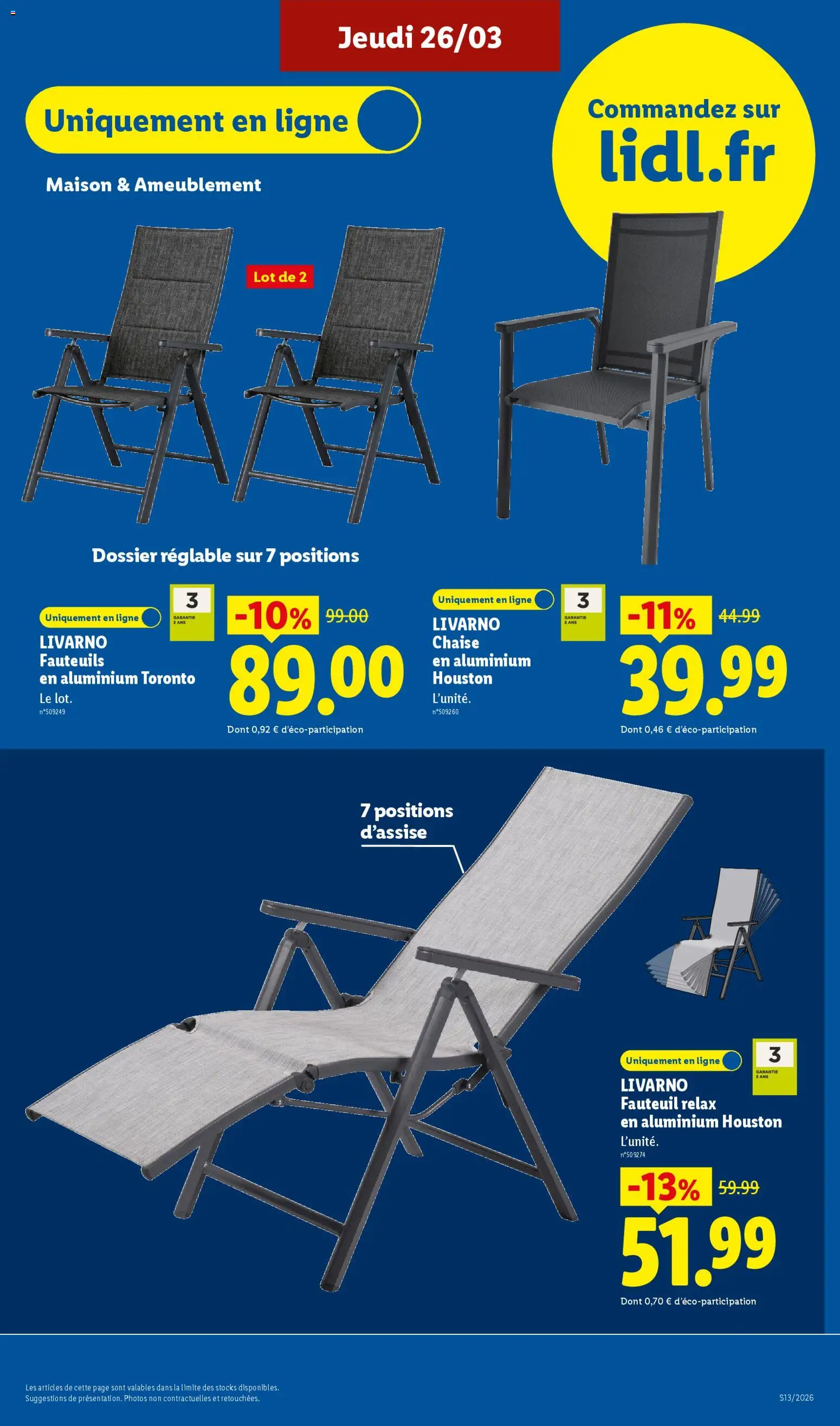 {H1} | Page: 9 | Produits: Fauteuil, Chaise