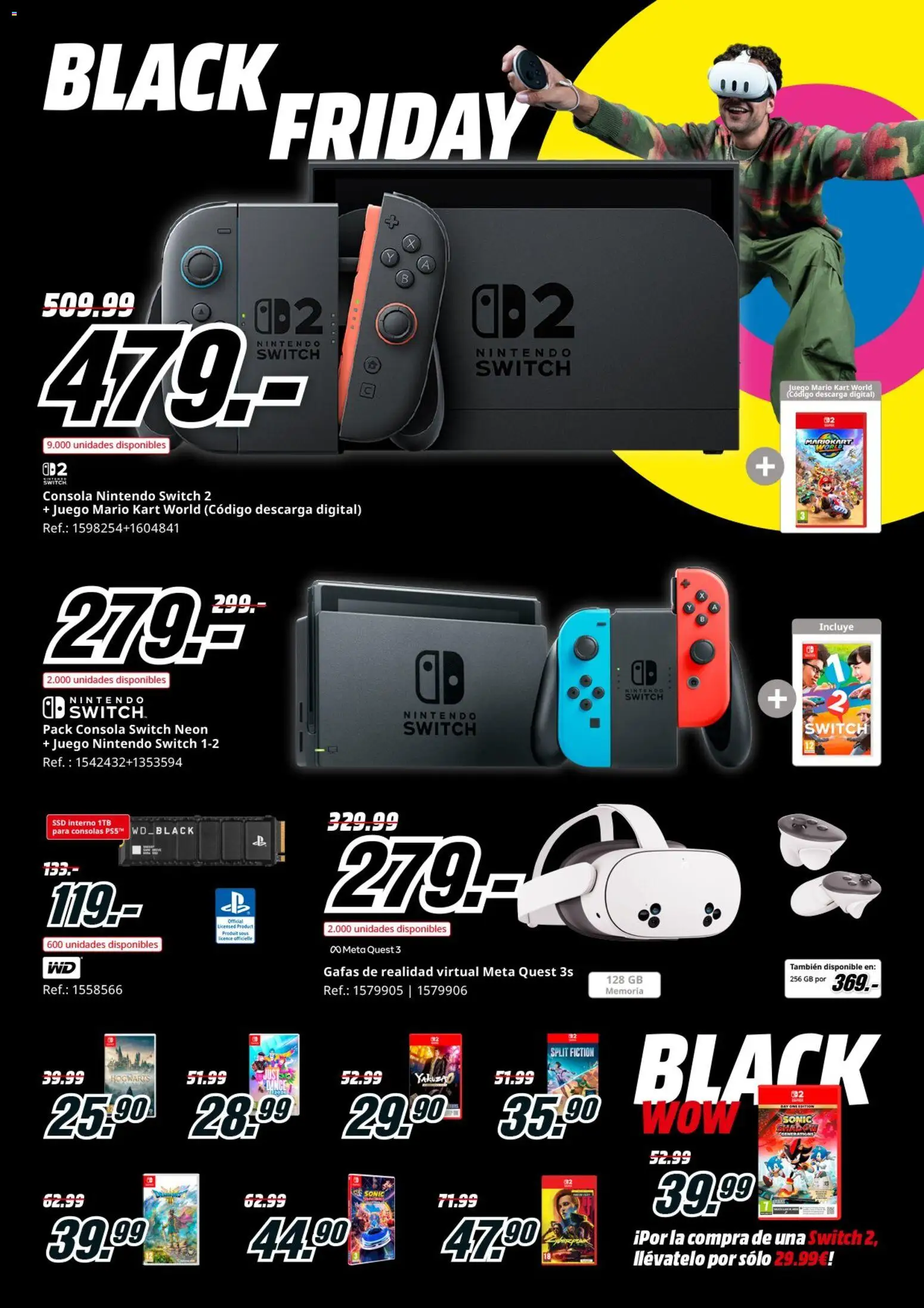 Media Markt Black Friday │ válido desde el 21.11.2025 | Página: 18 | Productos: Consola Nintendo, Consola, Nintendo