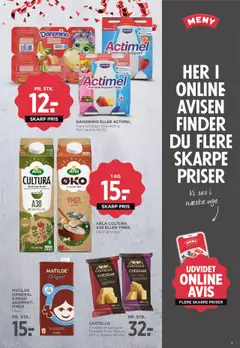Meny tilbudsavis – gyldig fra 19.09.2025 | Side: 13 | Produkter: Mælk, Cheddar, Ymer, Kakao