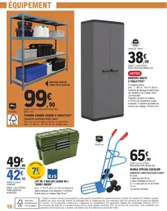 Brico E.Leclerc - Prévisualisation de Brico E.Leclerc catalogue valide à partir de 27.01.2026 | Page: 16 | Produits: Tablette, Poignées, Armoire, Étagère