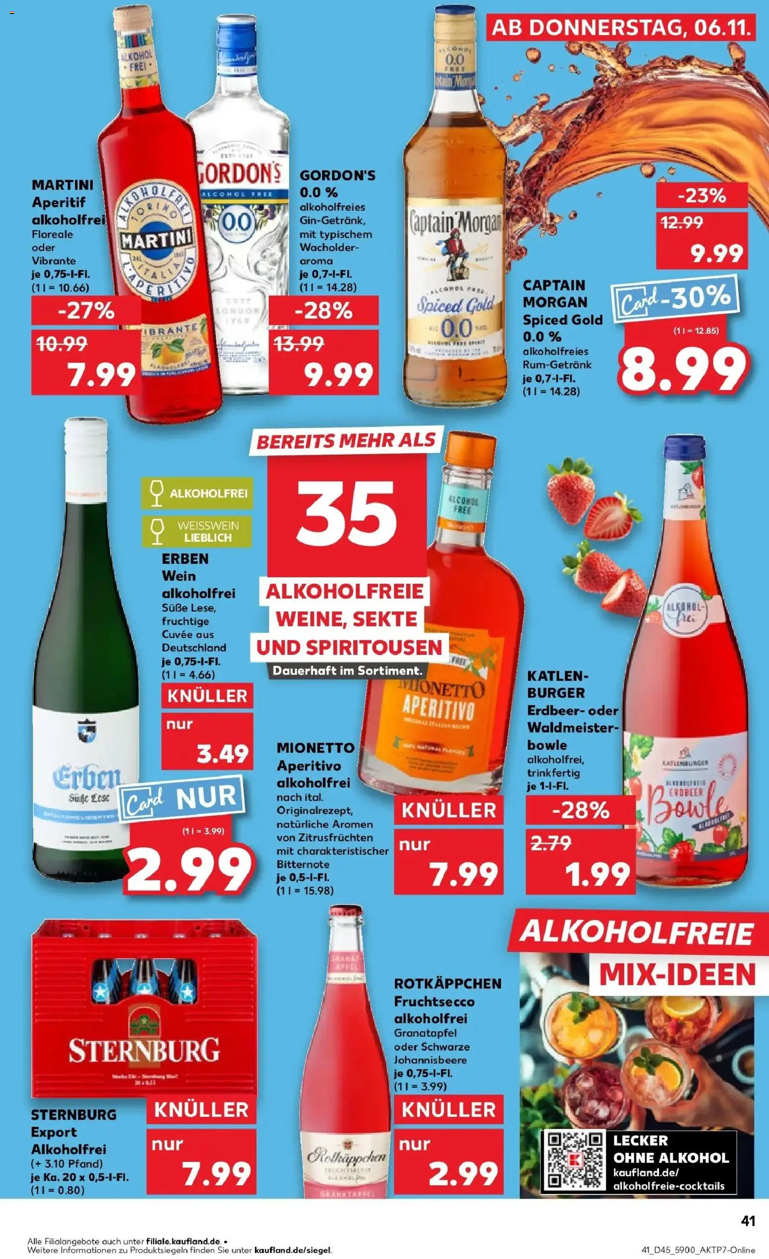 Kaufland prospekt Eilenburg	 – gültig ab 10.11.2025 | Seite: 41 | Produkte: Granatapfel, Rum, Äpfel, Rotkäppchen