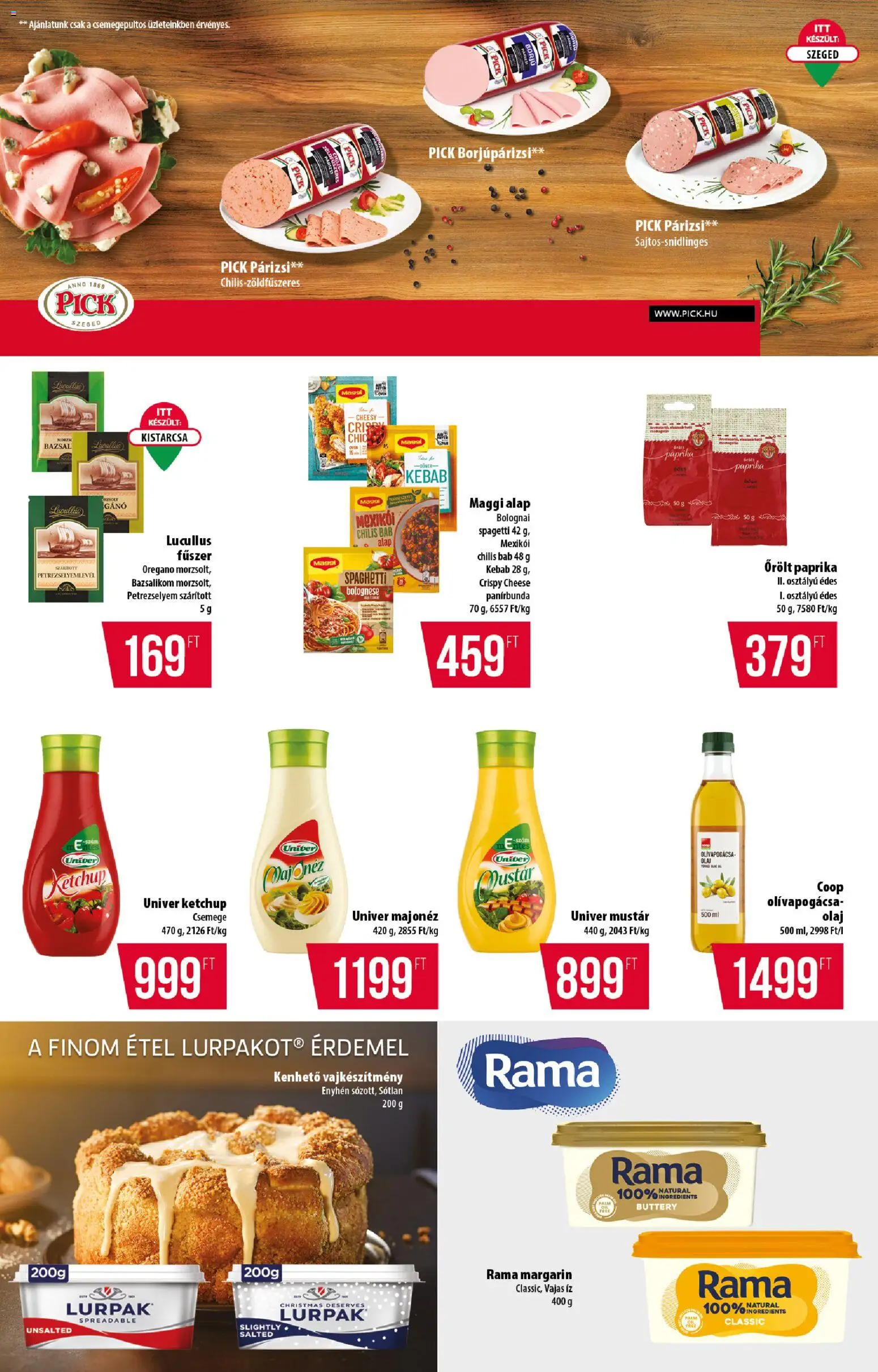 COOP akciós ujság - amely érvényes a következő dátumtól: 29.01.2026 | Oldal: 7 | Termékek: Petrezselyem, Rama, Bazsalikom, Fűszer