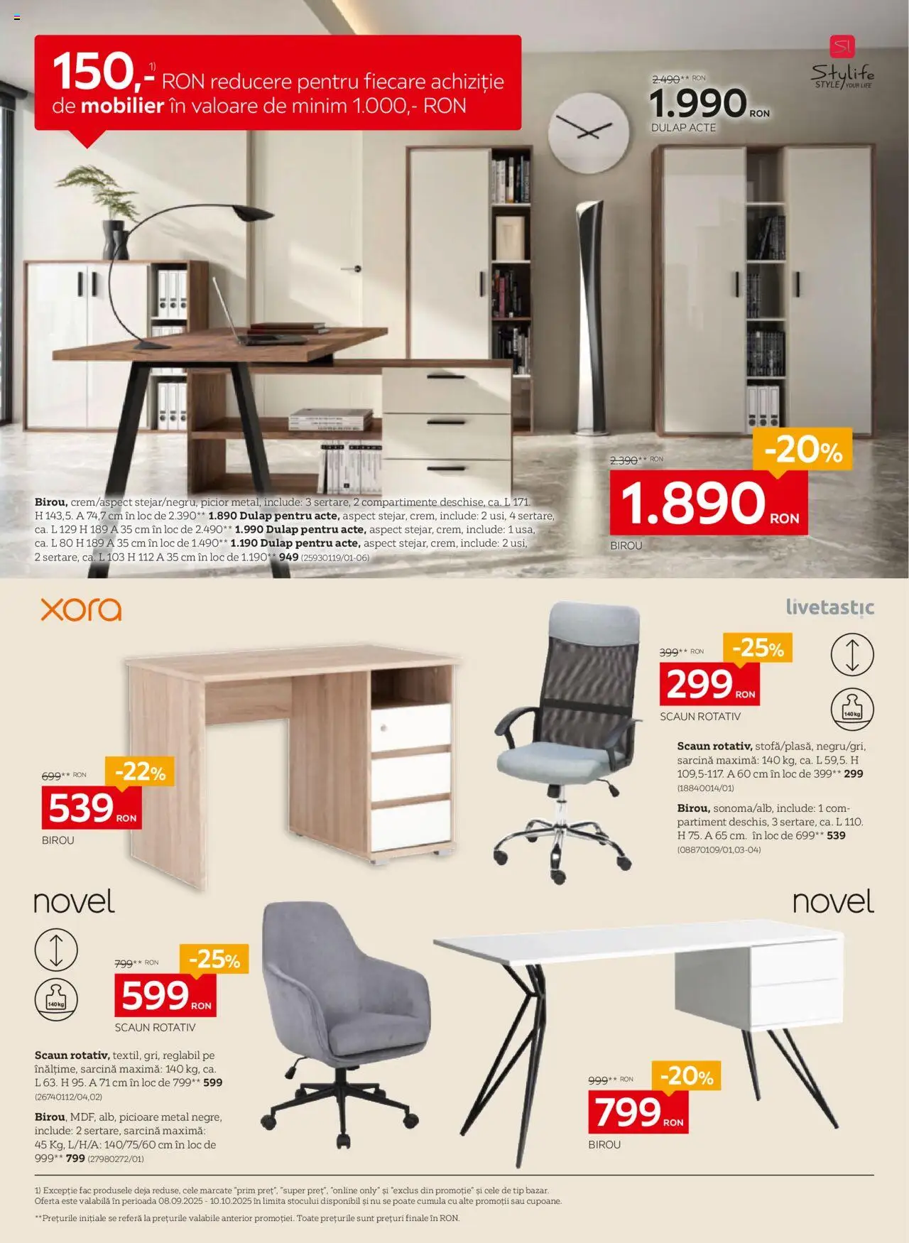 Noul catalog XXXLutz – valabil de la 06.10.2025 | Pagină: 12 | Produse: Delgeç, Çikolatalı gofret, Scaun