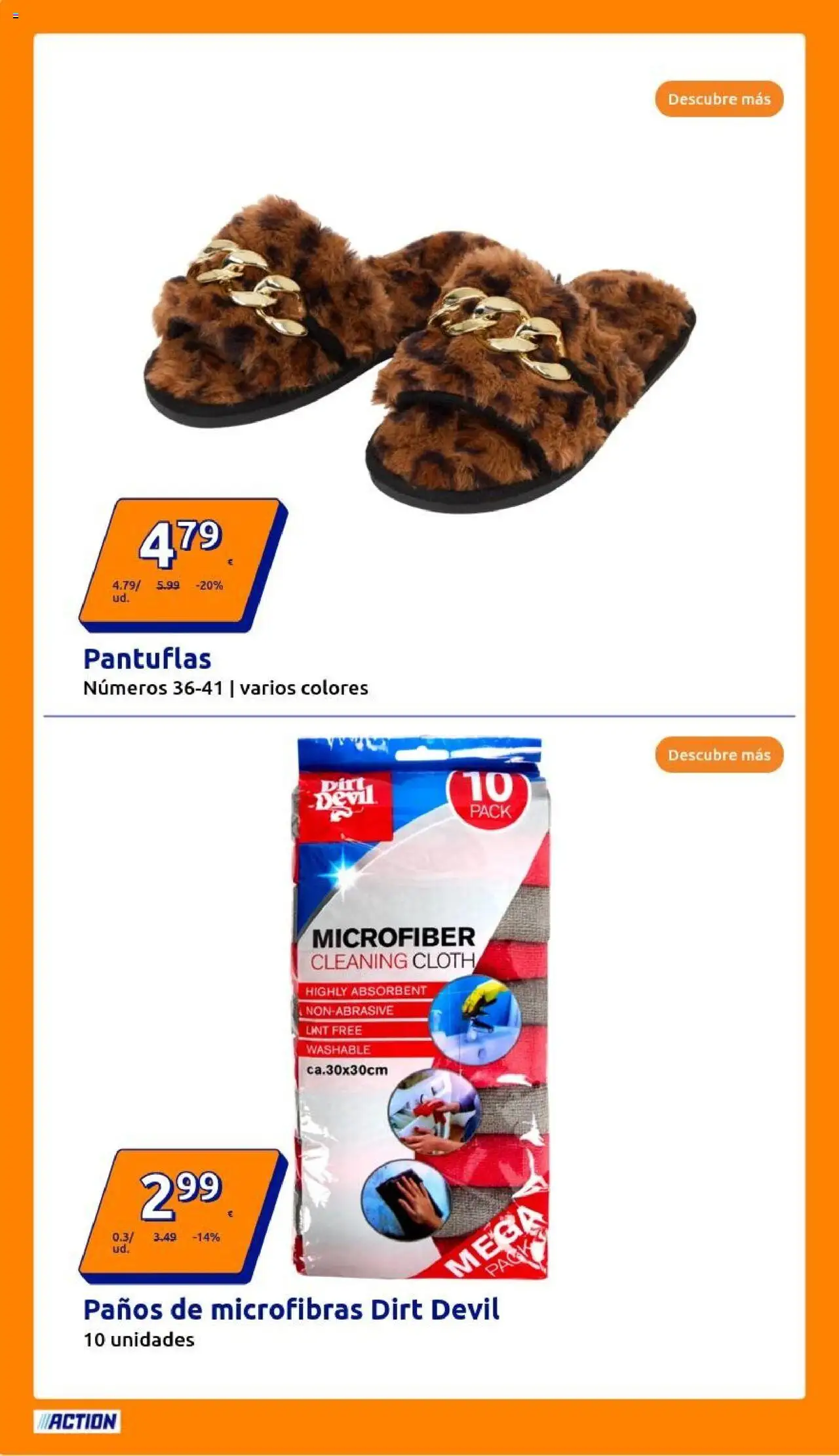 Action folleto │ válido desde el 13.08.2025 | Página: 28 | Productos: Pantuflas