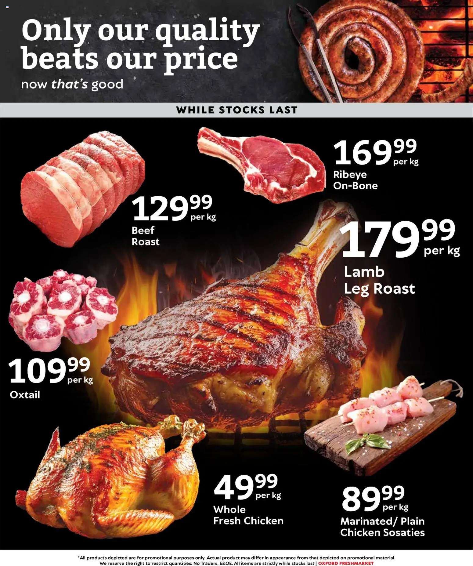 New Oxford Freshmarket catalogue – valid from 14.01.2026 | Page: 3 | Products: Chicken, Beef