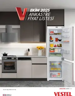 04.10.2025 tarihinden itibaren geçerli olan Vestel kataloğu önizlemesi