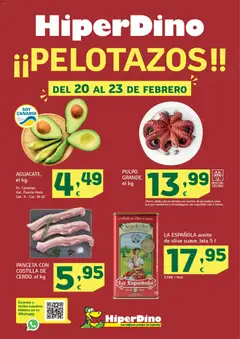Vista previa HiperDino folleto válido desde el 20.02.2026