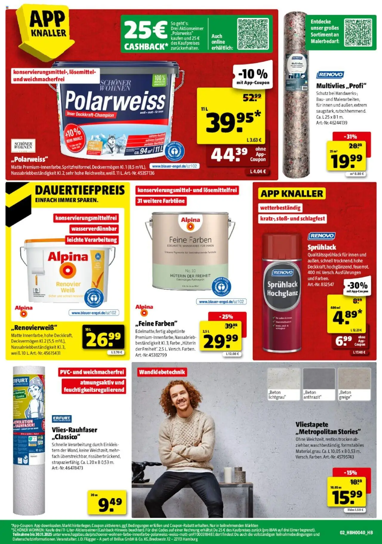 Hagebau Prospekt Leese – gültig ab 27.09.2025 | Seite: 2 | Produkte: Wandfarbe