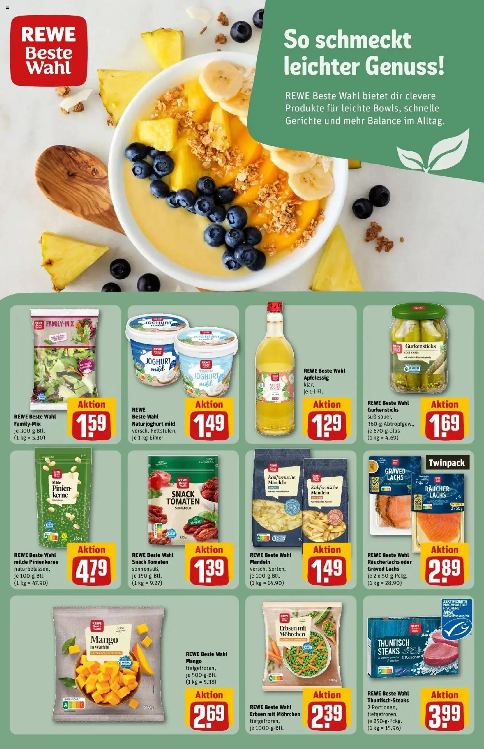 Rewe prospekt Bad Zwischenahn	 – gültig ab 22.02.2026 | Seite: 25 | Produkte: Thunfisch, Essig, Apple, Räucherlachs