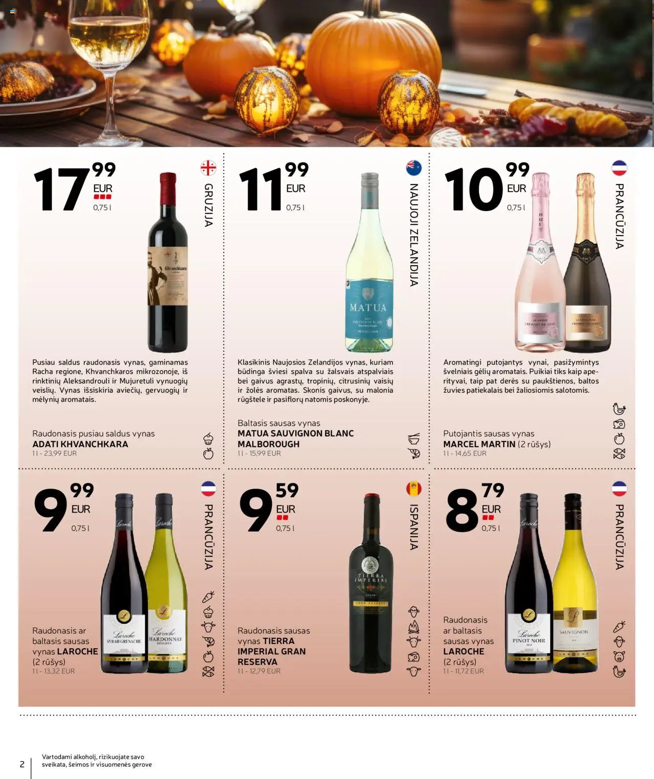 Rimi akcijos nuo 21.10.2025 | Puslapis: 2 | Prekių: Vynas