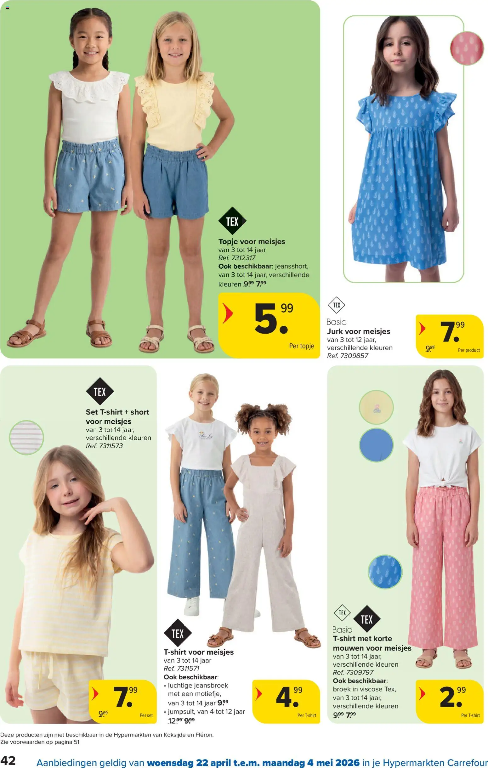 {H1} | Pagina: 42 | Producten: Jurk, Jeansbroek, Topje, Broek