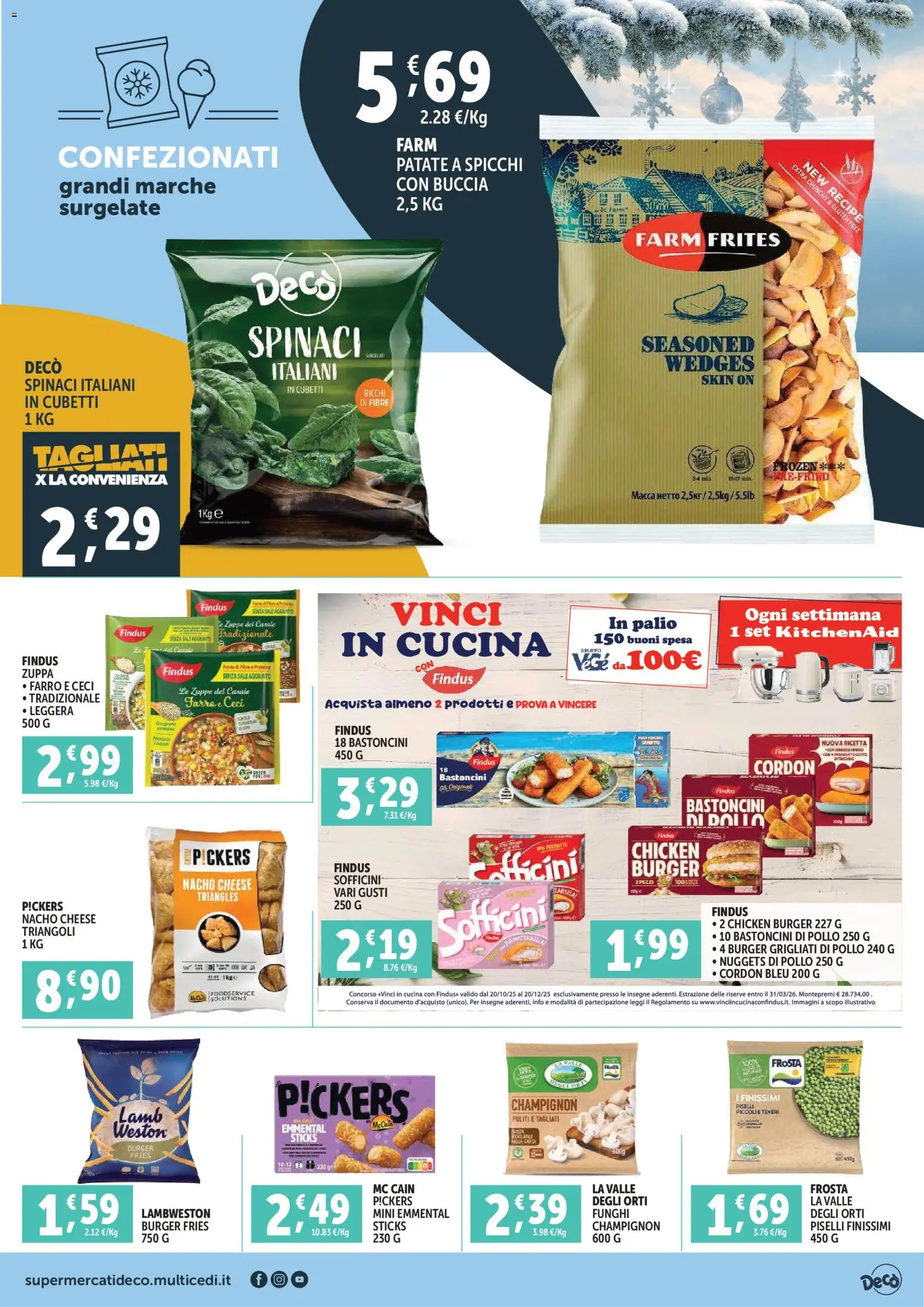 Volantino Decò del 02.12.2025 | Pagina: 7 | Prodotti: Nuggets, Ceci, Patate, Emmental