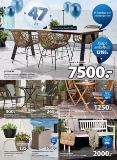 Forhåndsvisning av JYSK kundeavis gyldig fra 30.03.2026 | Side: 5 | Produkter: Pute, Bord, Stol