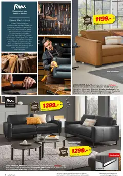 Höffner Prospekt 	 ab 28.10.2025 gültig | Seite: 8 | Produkte: Ledersofa, Sofa