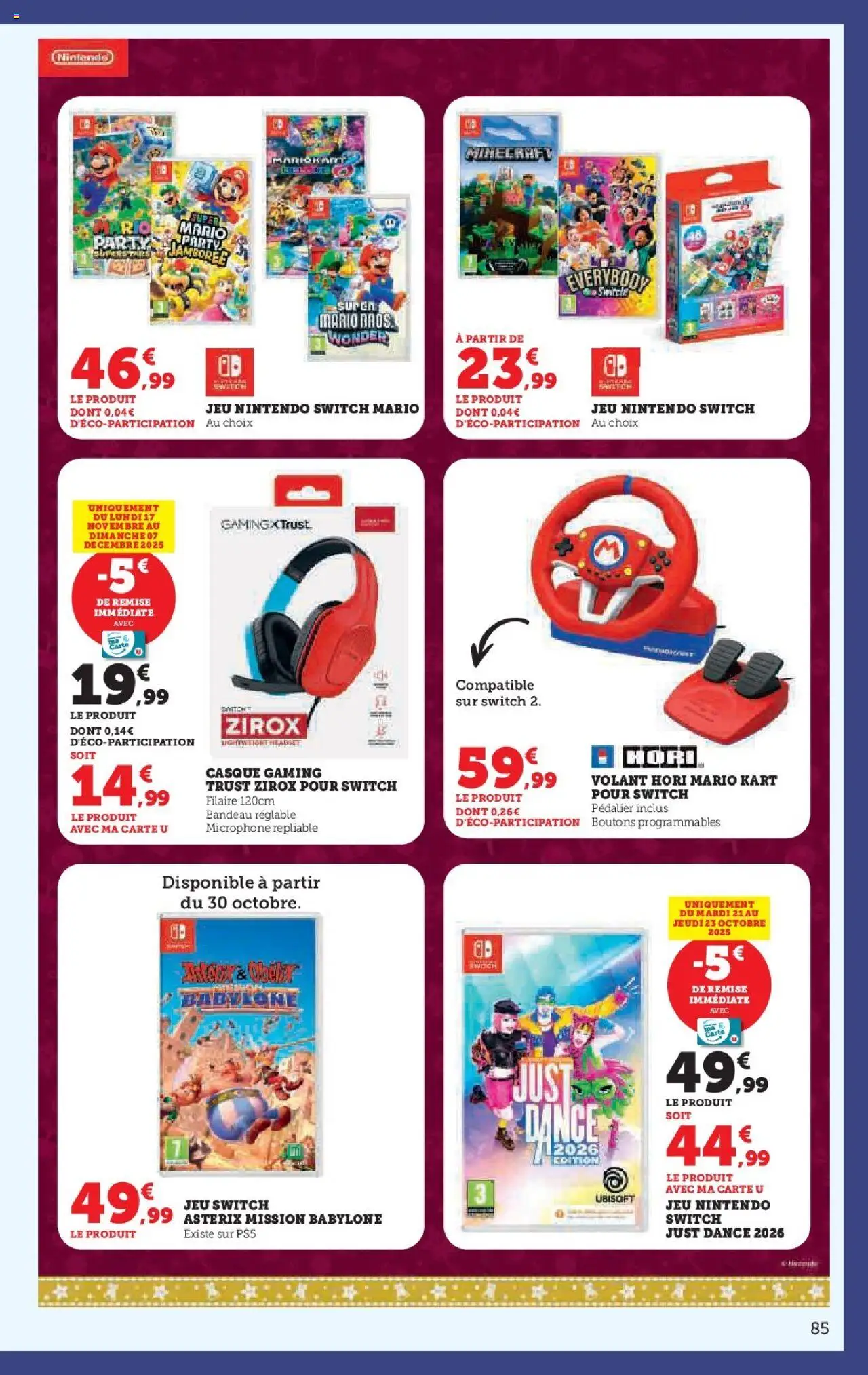 {H1} | Page: 85 | Produits: Microphone, Casque