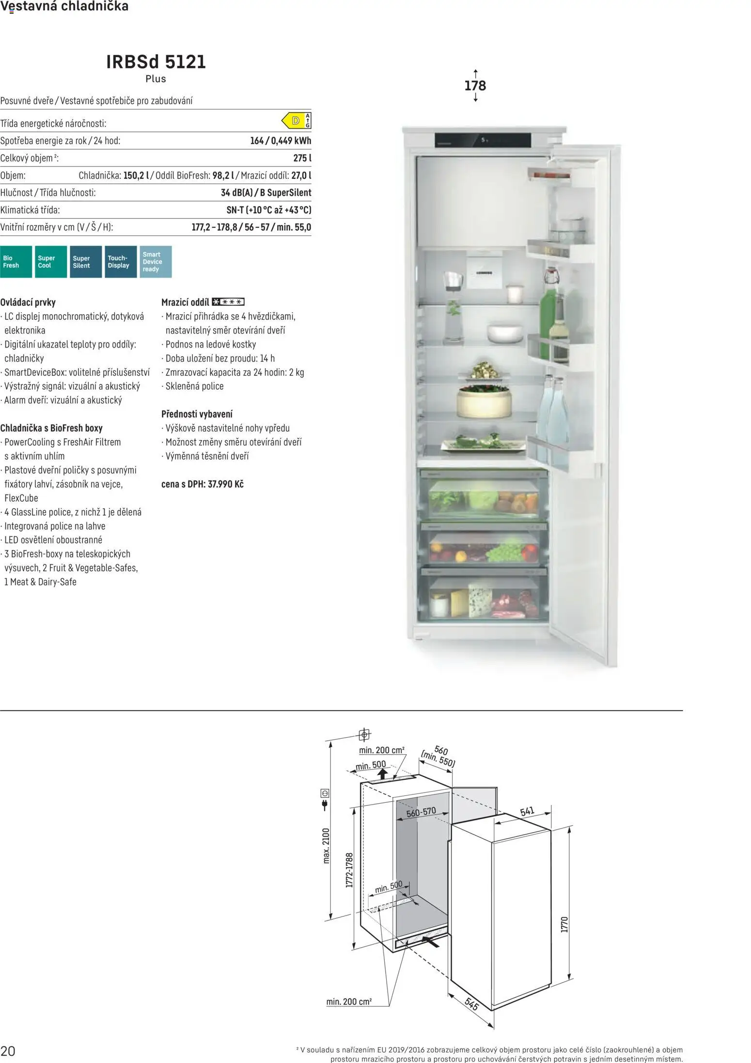 Möbelix leták - Liebherr od 01.10.2025 | Strana: 20 | Produkty: Podnos, Chladnička, Elektronika, LED