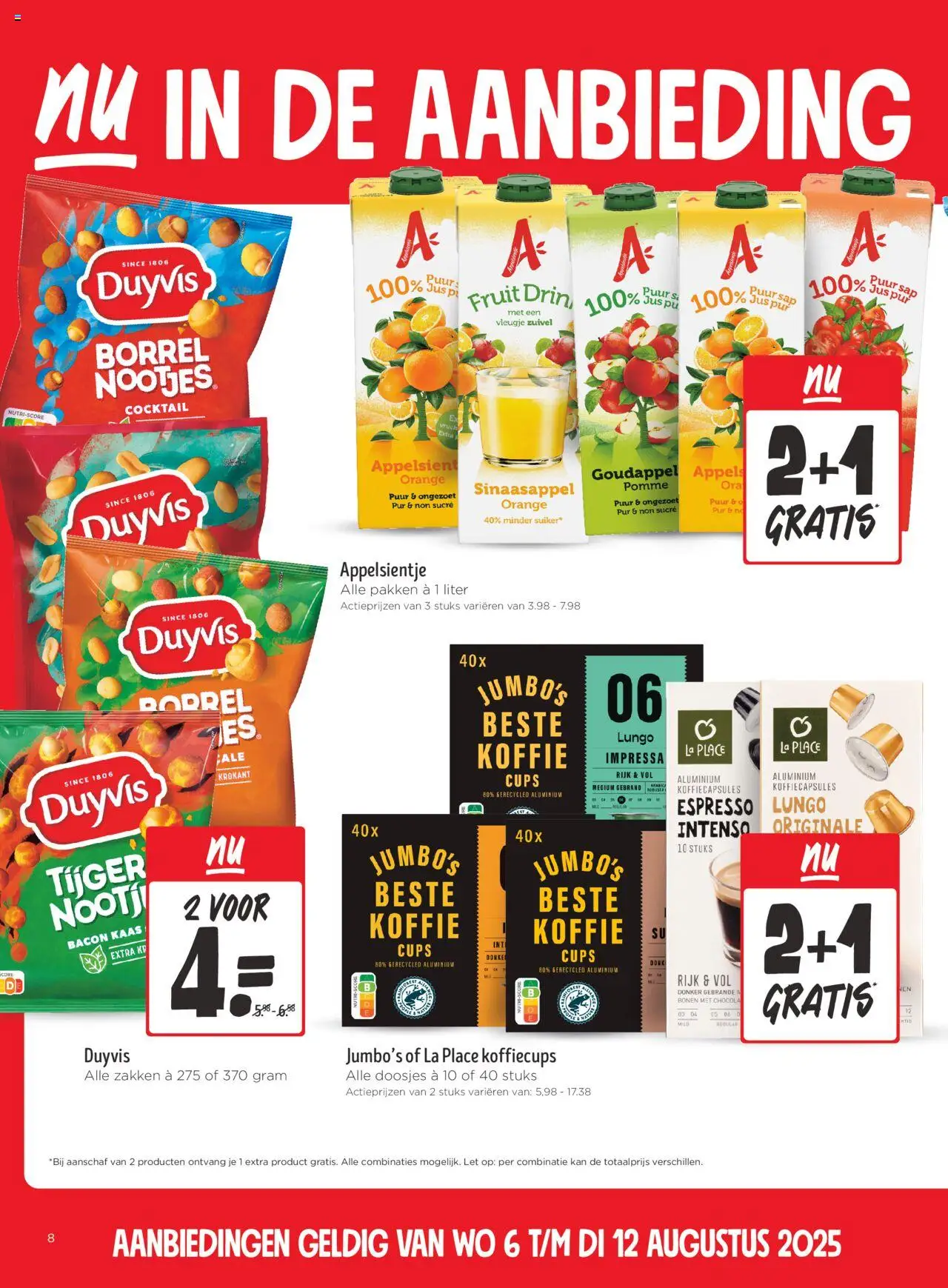  | Pagina: 8 | Producten: Koffie, Appels, La, Fruit