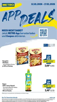 Metro App-Deals ab 12.01.2026 gültig