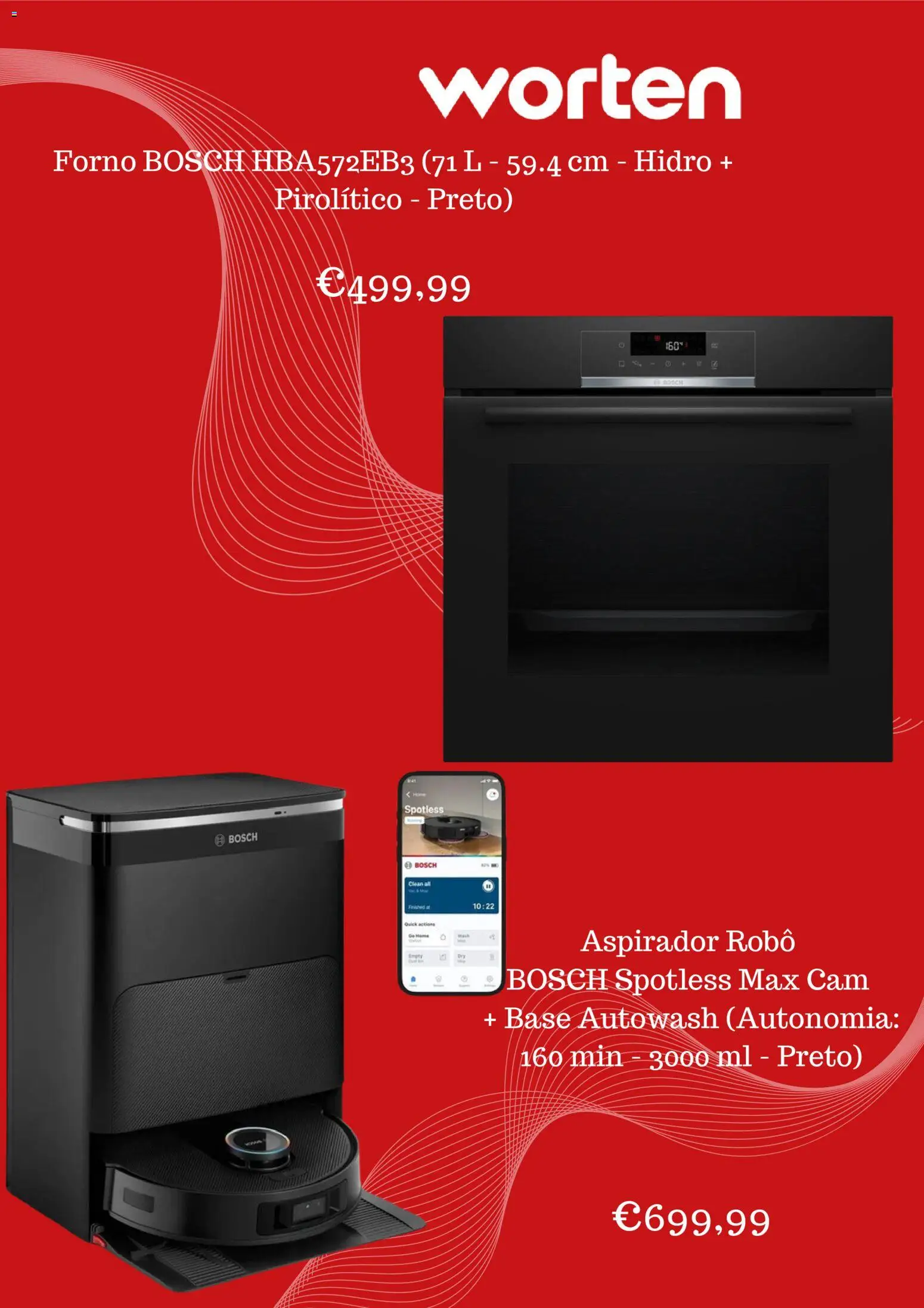 Worten Promoções │ válido de 19.04.2026 | Página: 6 | Produtos: Forno, Robô, Aspirador, Base