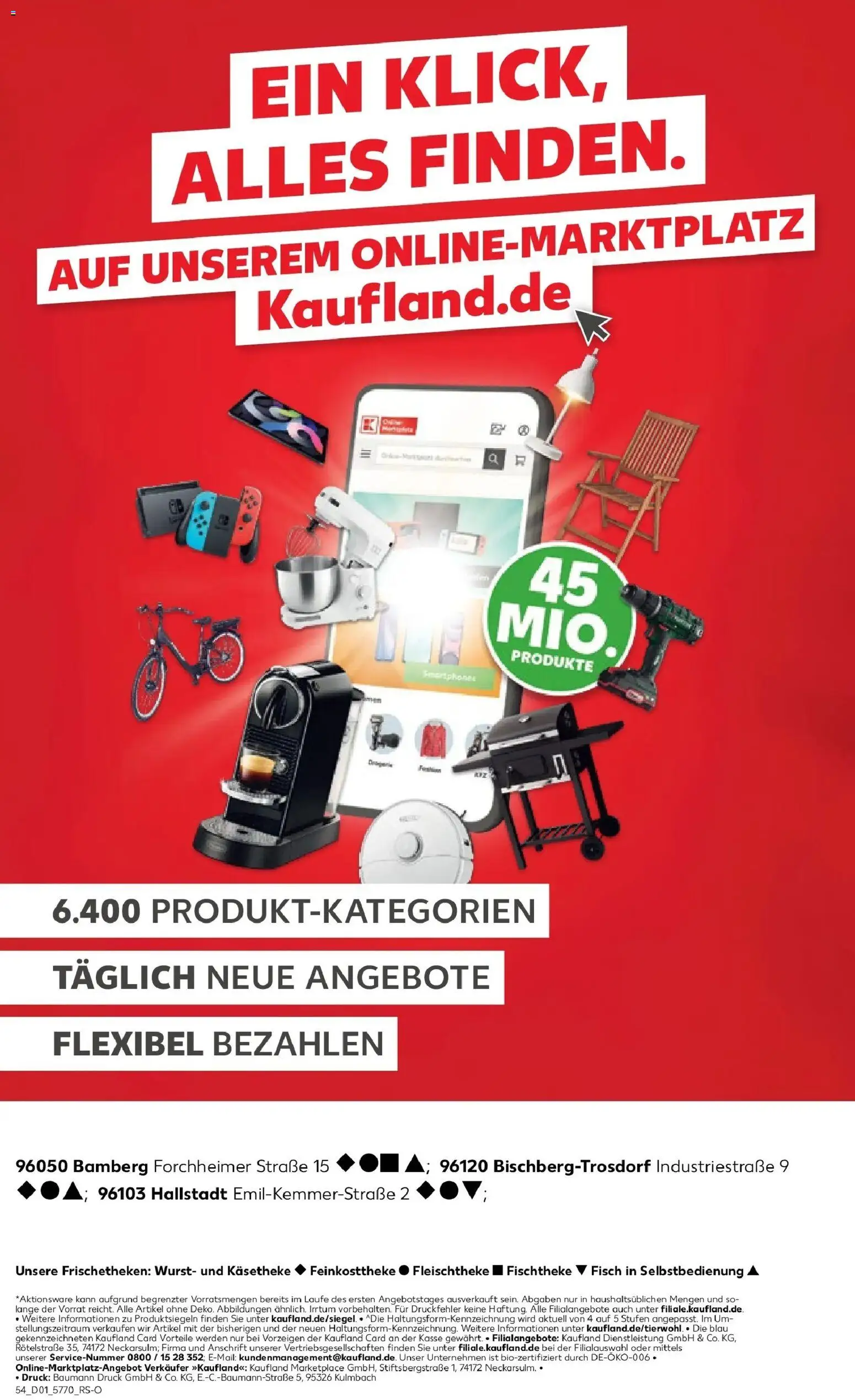 Kaufland prospekt Bamberg	 – gültig ab 05.01.2026 | Seite: 54 | Produkte: Fisch, Wurst