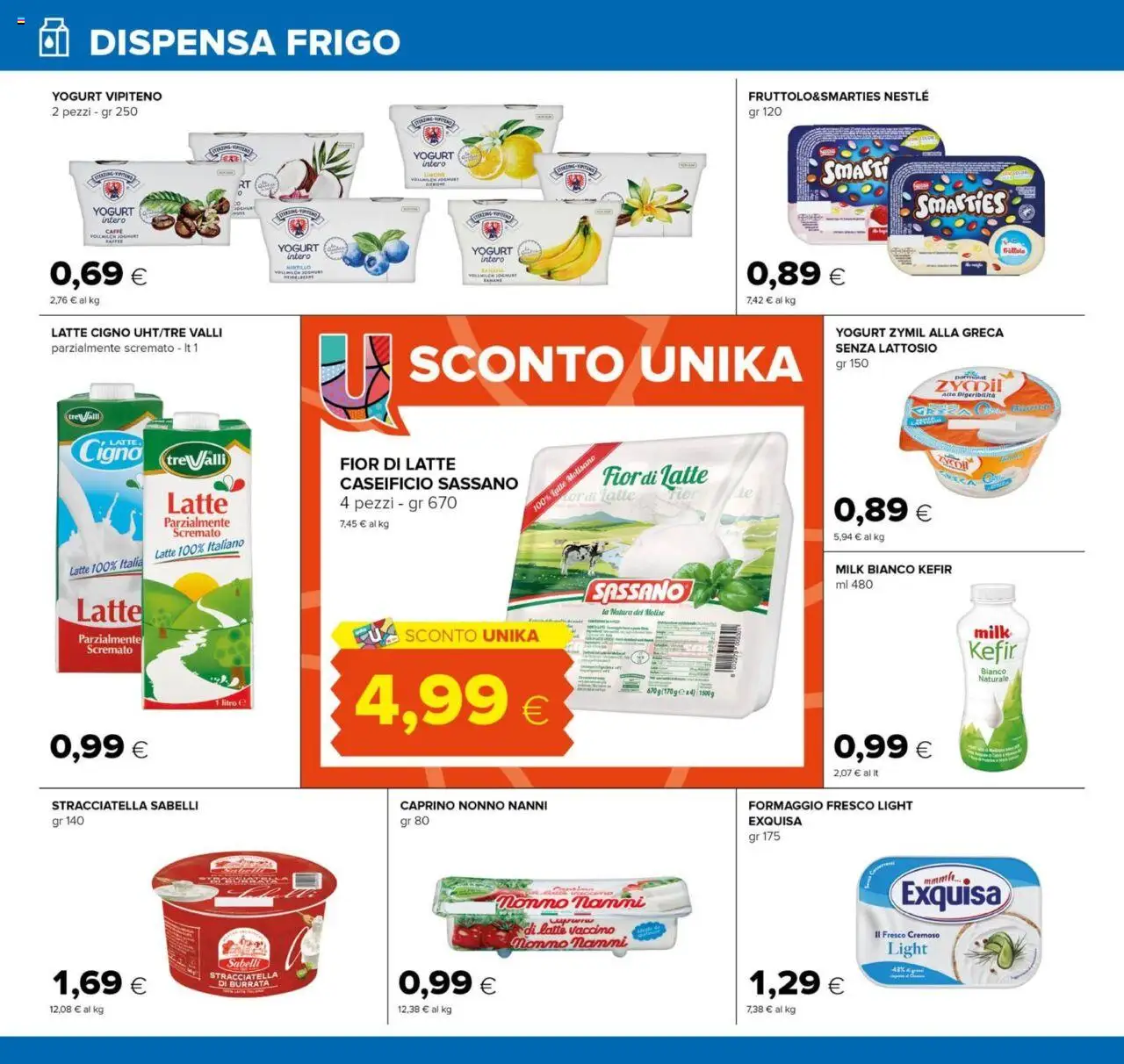 Volantino Tigre del 07.08.2025 | Pagina: 6 | Prodotti: Yogurt, Latte, Formaggio, Burrata