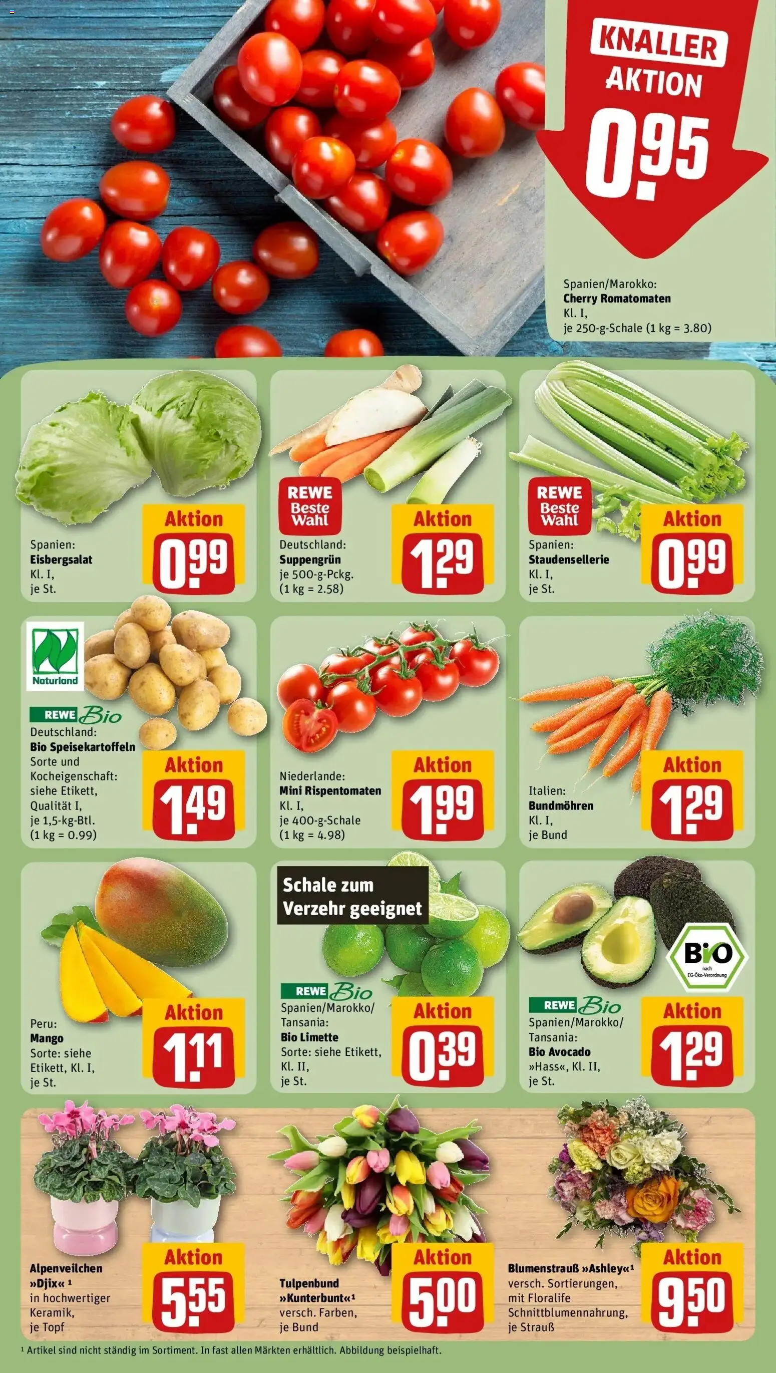 Rewe Prospekt Berlin / Steglitz	 – gültig ab 02.03.2026 | Seite: 5 | Produkte: Eisbergsalat, Avocado, Mango, Limette