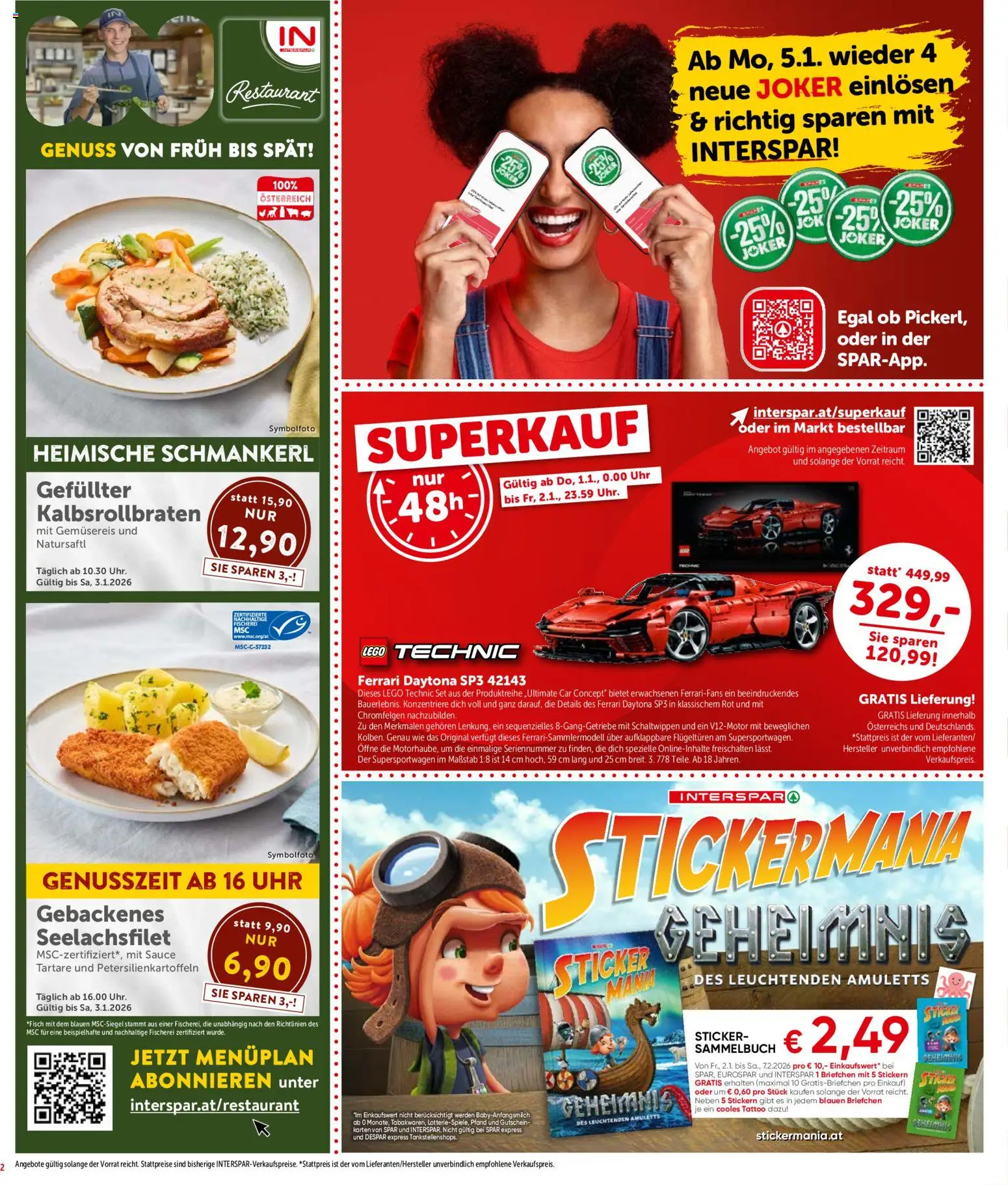 Interspar Flugblatt - Oberösterreich gültig ab 02.01.2026 | Seite: 2 | Produkte: Uhr