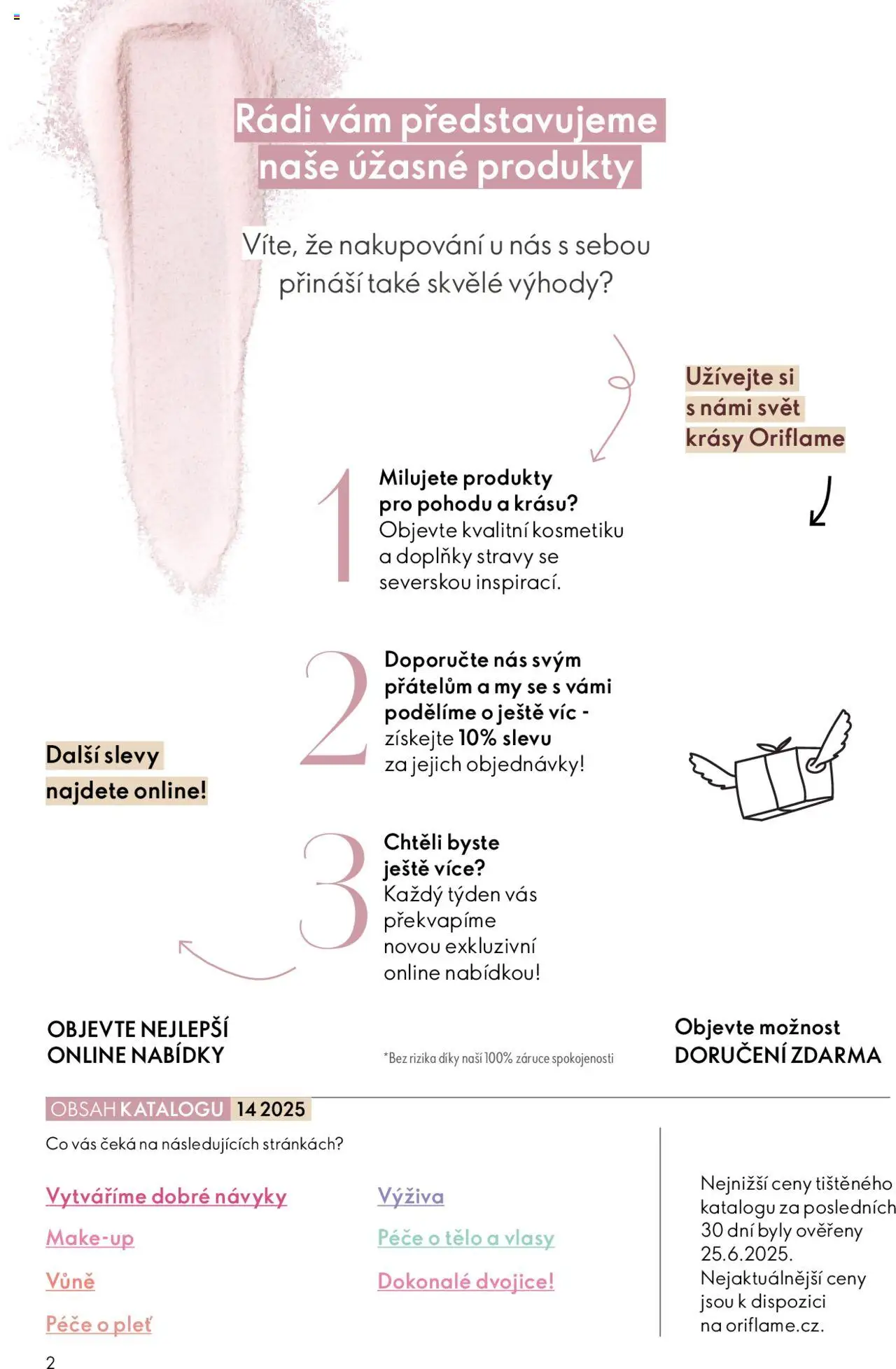 Oriflame katalog č.14/2025 od 01.10.2025 | Strana: 2 | Produkty: Makeup