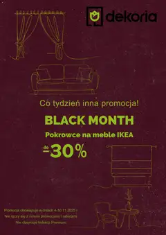 Pogląd oferty "Dekoria Black Friday " - ważna od 04.11.2025