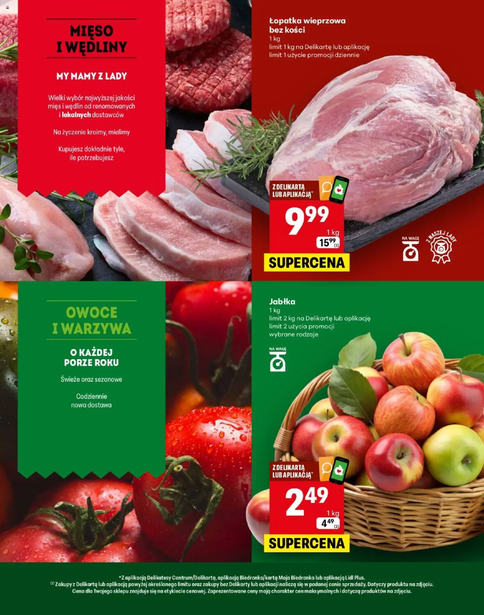 Delikatesy Centrum Gazetka - Warszawa Otwarcie od 26.02.2026 | Strona: 2 | Produkty: Delikatesy, Łopatka wieprzowa, Warzywa, Owoce