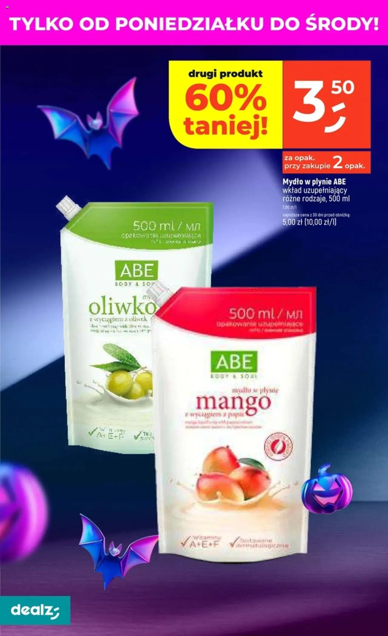 Dealz Gazetka od 16.10.2025 | Strona: 42 | Produkty: Mango, Mydło w płynie, Body, Mydło