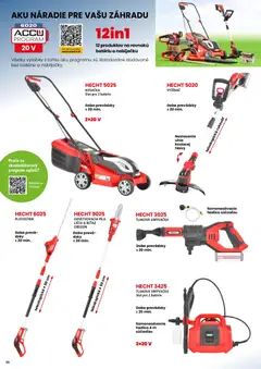 Hecht leták platný od 19.02.2026 | Strana: 56 | Produkty: Aku náradie, Kosačka, Píla, Náradie