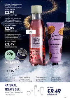 Preview of Oriflame - Offers valid from 12.11.2025 | Page: 135 | Products: Shower gel, Handbag, Cream, Strawberry