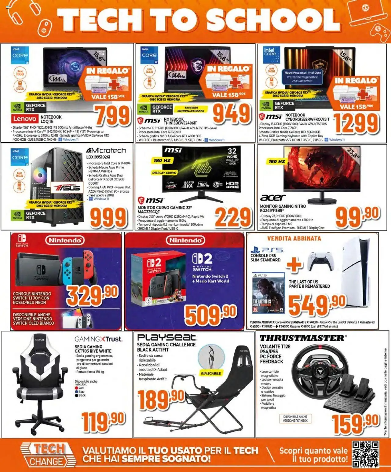 Volantino Expert del 06.09.2025 | Pagina: 10 | Prodotti: Schermo, Monitor, Xbox, Sedia