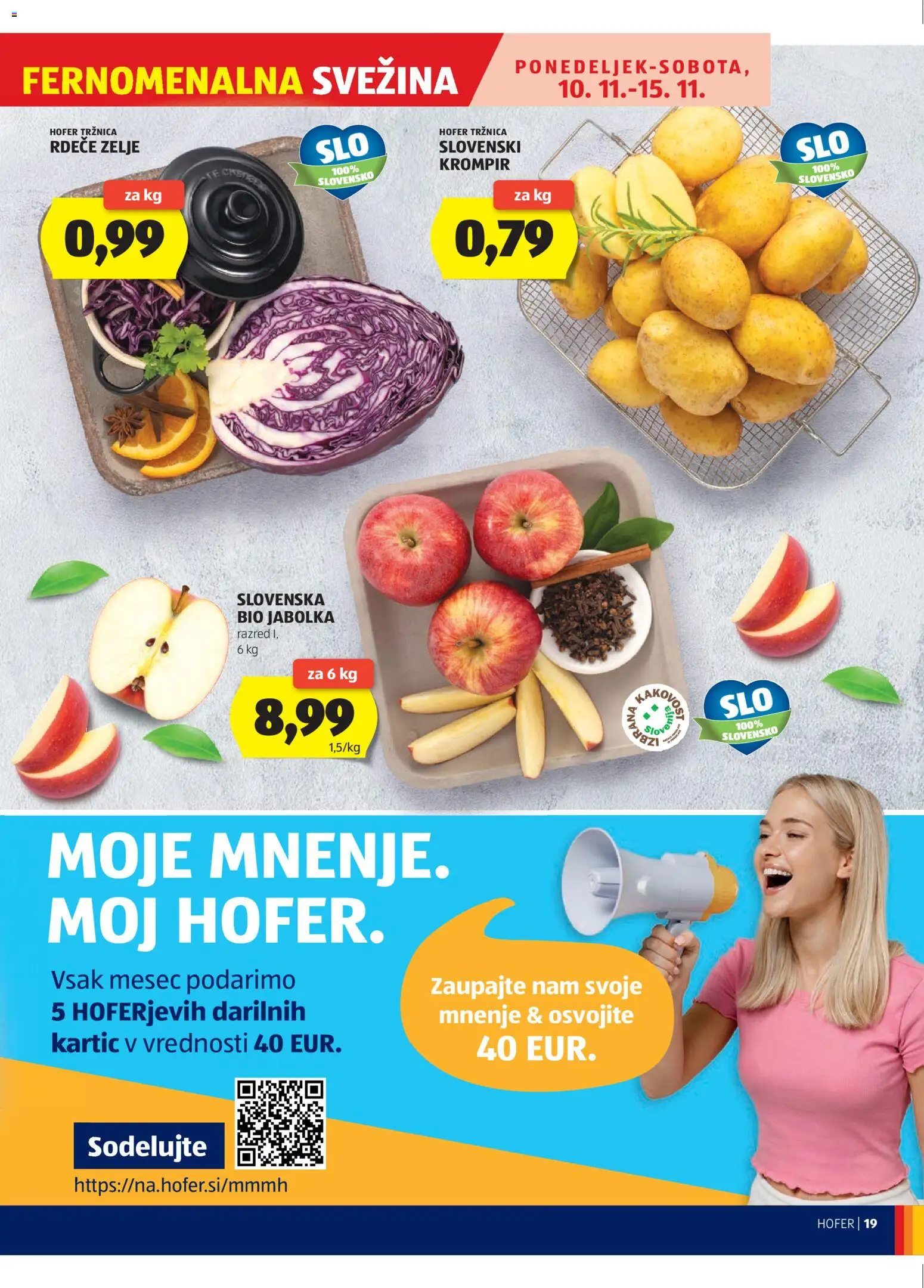 Hofer SI katalog | vrijedi od 06.11.2025 | Stranica: 19 | Proizvodi: Zelje