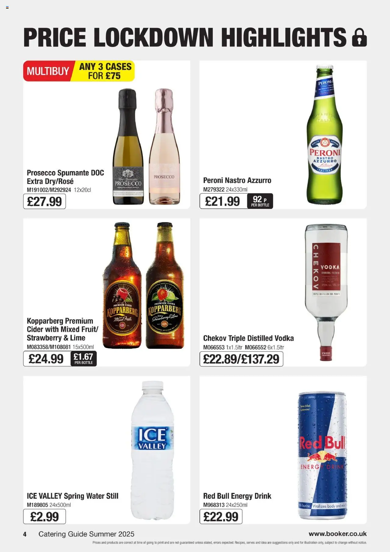  | Page: 4 | Products: Prosecco, Vodka, Energy drink, Strawberry