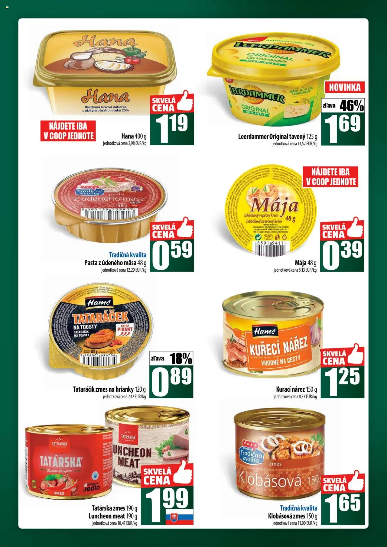Nové COOP Jednota akcie – leták je platný od 02.10.2025 | Strana: 29 | Produkty: Krém