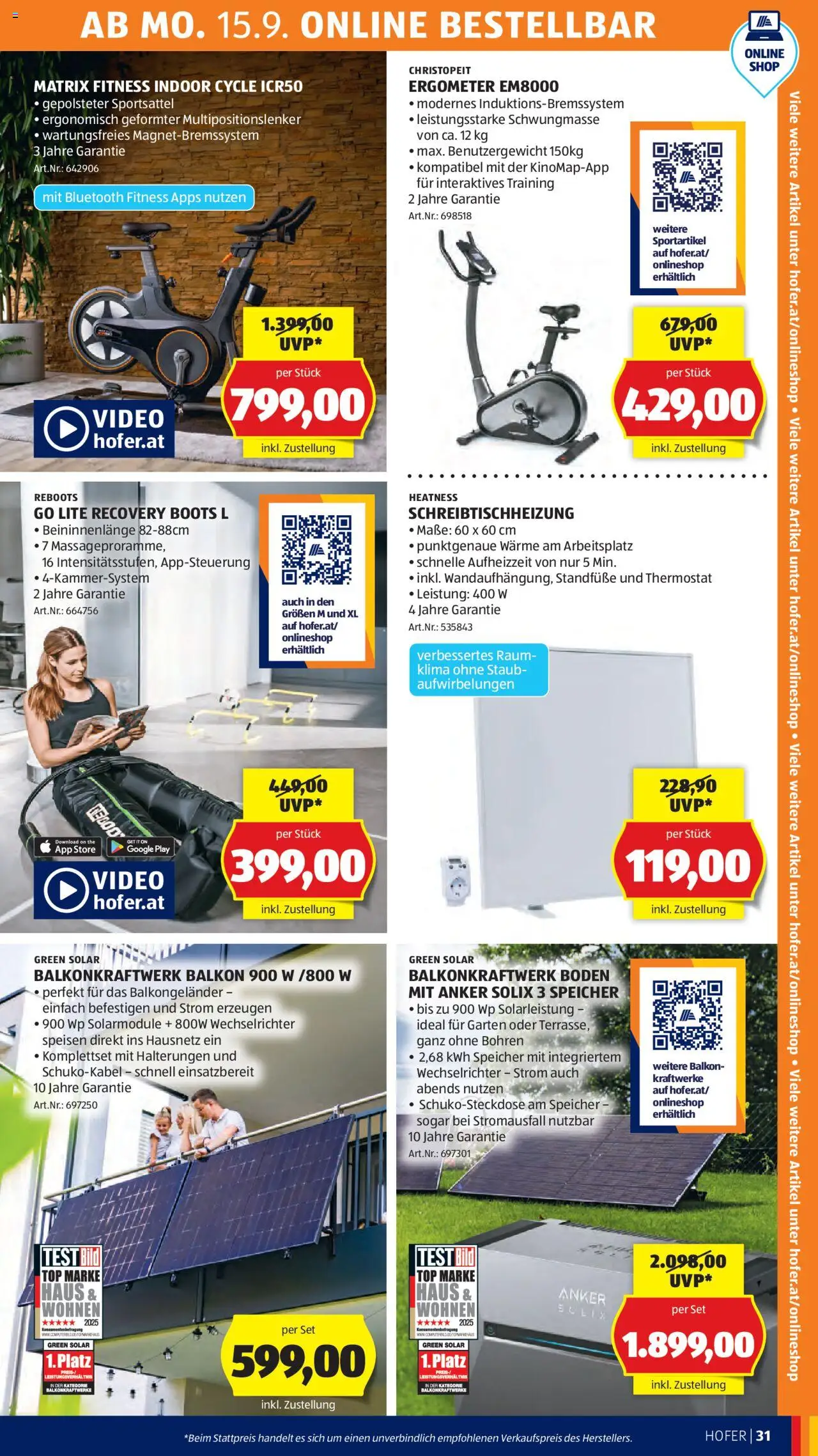Hofer Flugblatt gültig ab 12.09.2025 | Seite: 35 | Produkte: Video