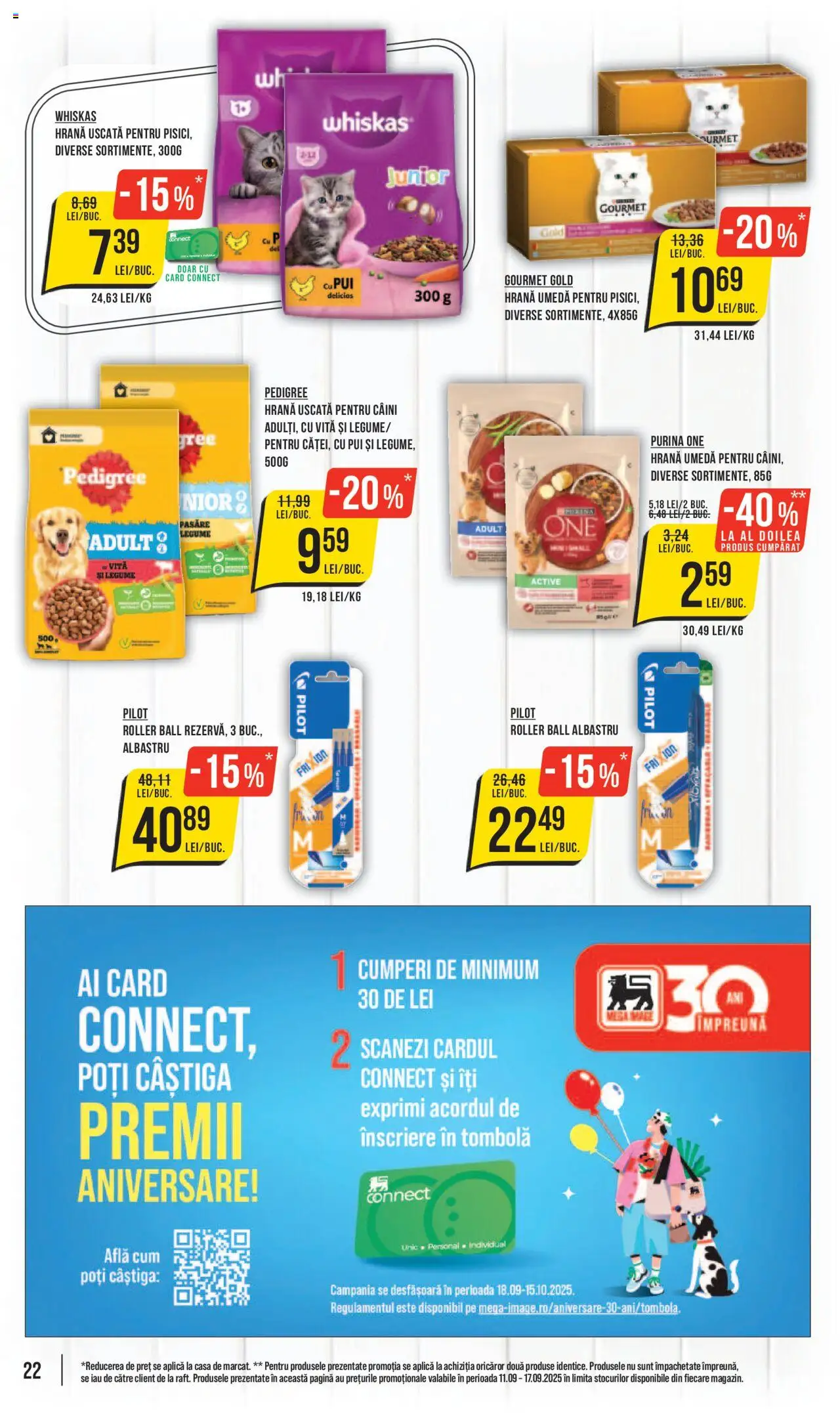 Noul catalog Mega Image – valabil de la 11.09.2025 | Pagină: 22 | Produse: Hacıyatmaz Kedi Oyuncağı, Legume
