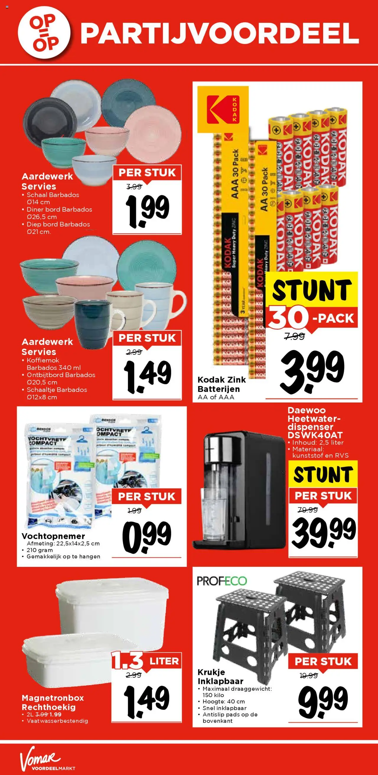 {H1} | Pagina: 40 | Producten: Bord, Schaal, Pads, Batterijen